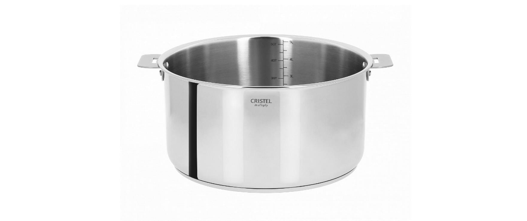 Cristel Edelstahltopf Casteline 18cm