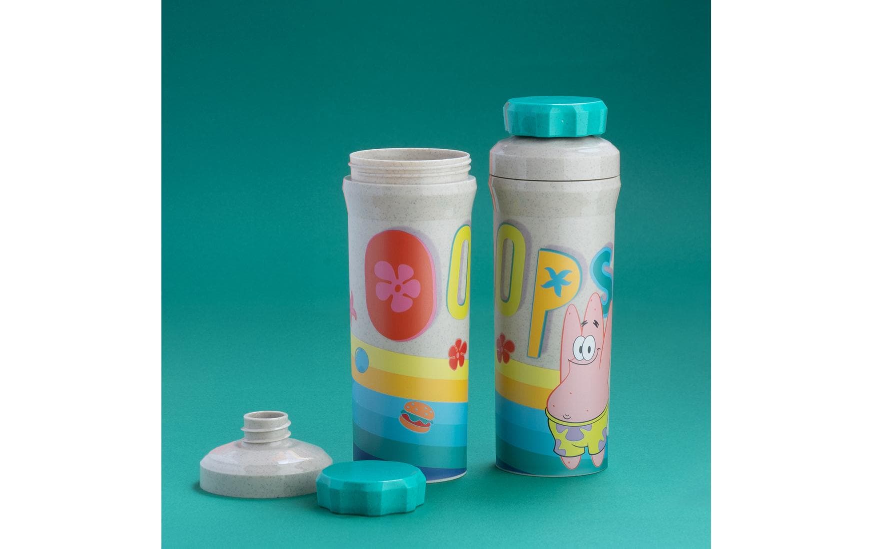 Flasche, Klebeband
