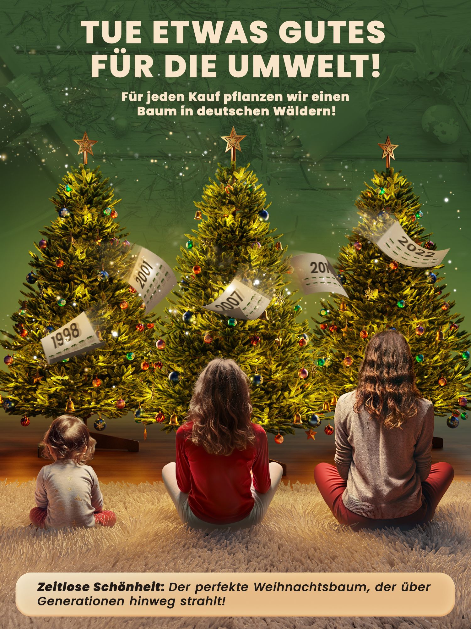 Baum, Werbung, Erwachsener, Person, Frau