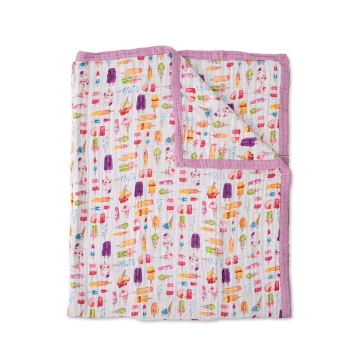 Big Kid Cotton Muslin Quilt - Brain Freeze
