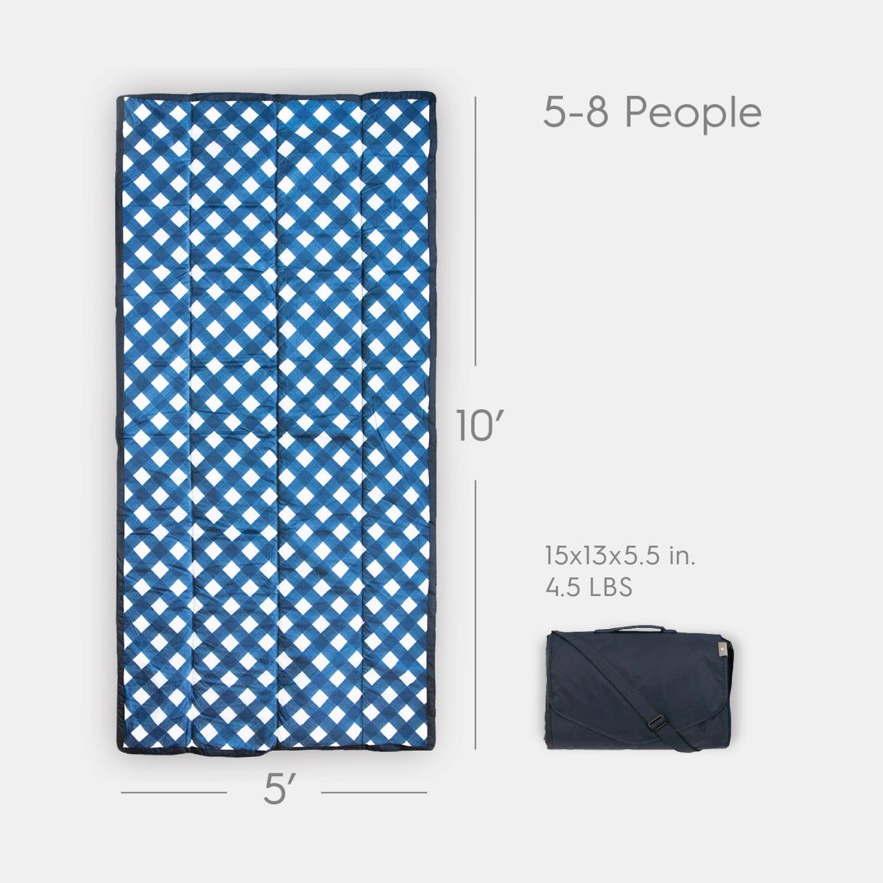 Picknick-Decke Extra Big Navy Plaid Picknick-Decke Extra Big Navy Plaid