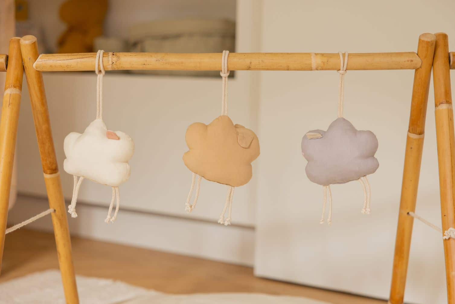 Rattle toy hangers (3er Set) - Little Sheep