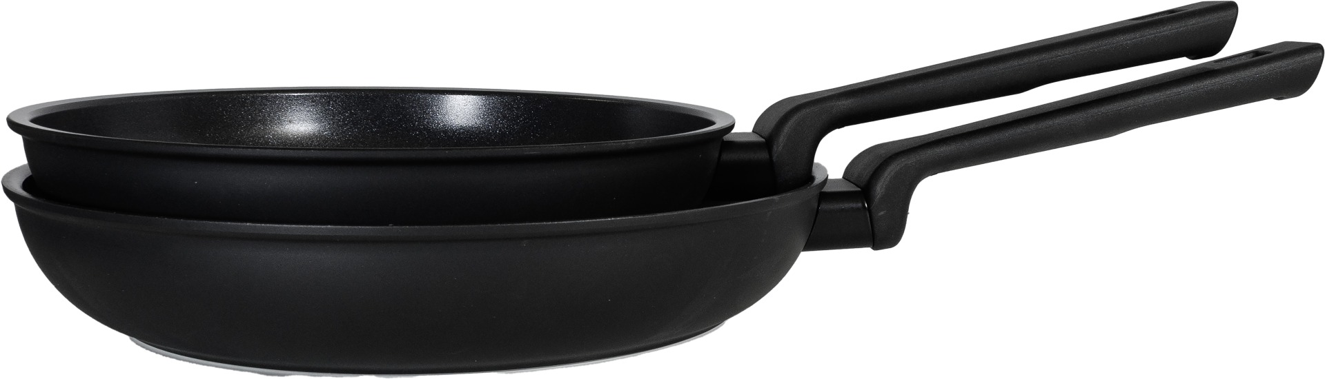 Pfanne, Pfannen-Set, Antihaft, Stielpfanne, Emailliert/Non-Stick