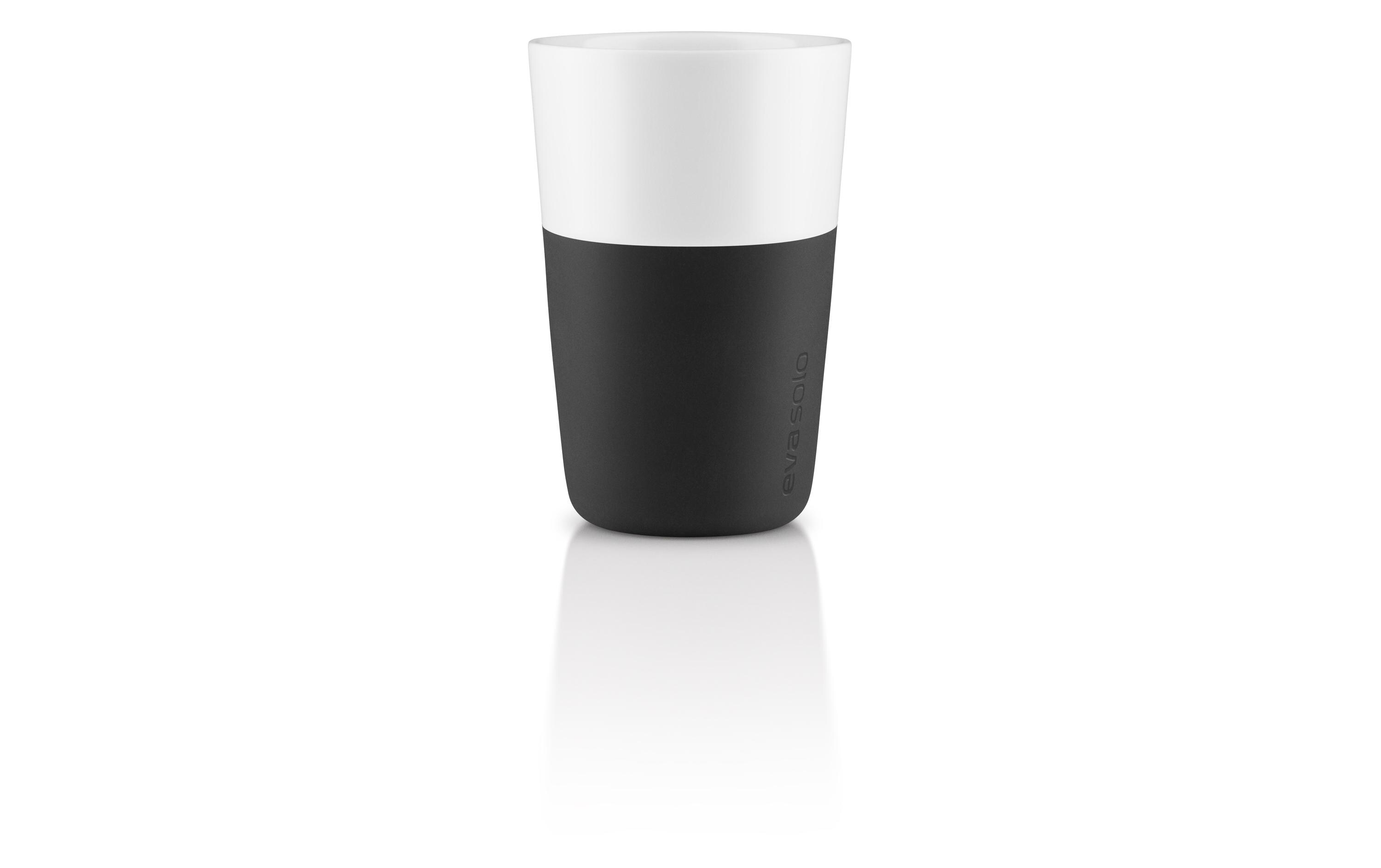 Eva Solo Caffé Latte-Becher Set Black