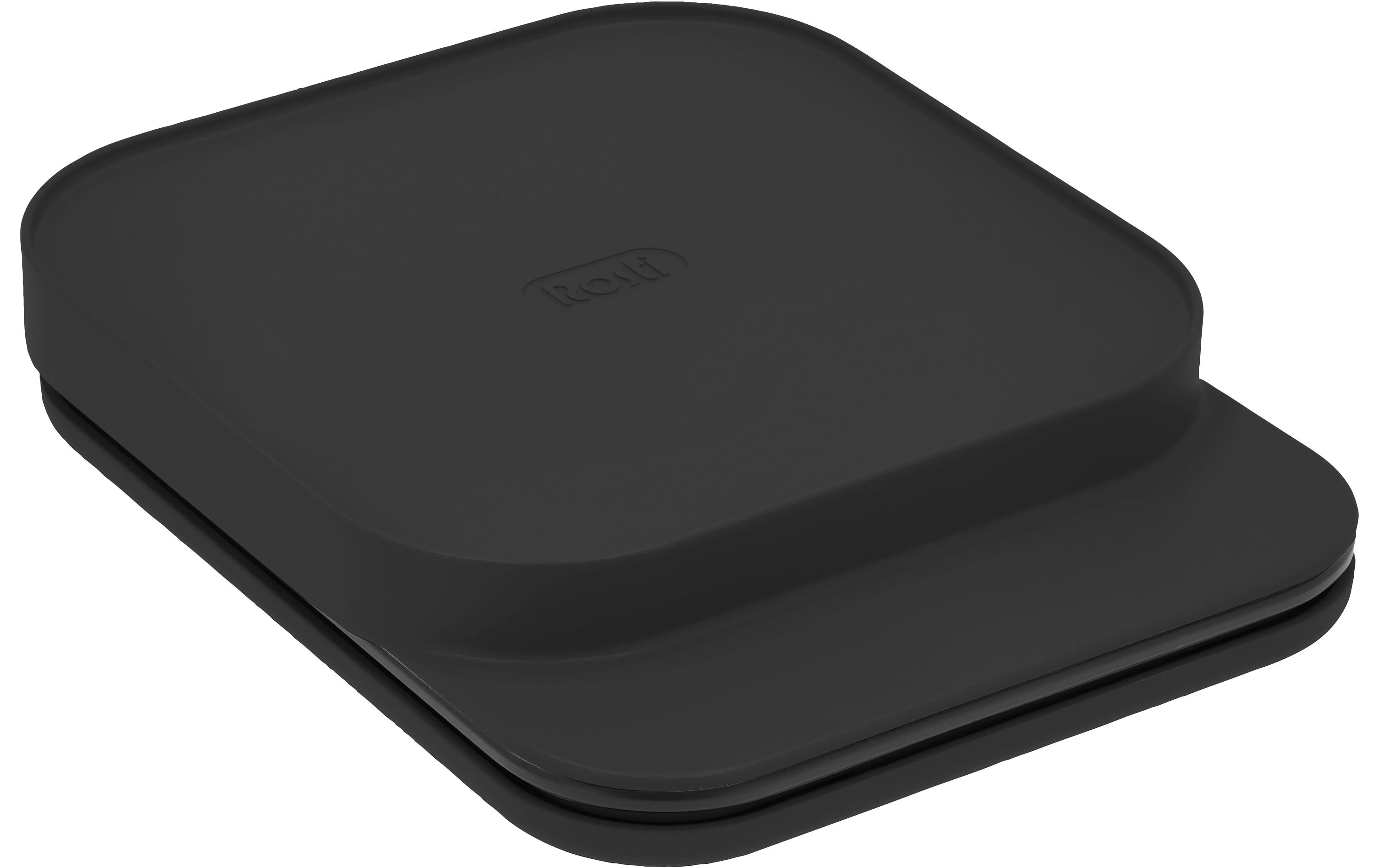 reiche, auflage, schwarz, gummi, platte