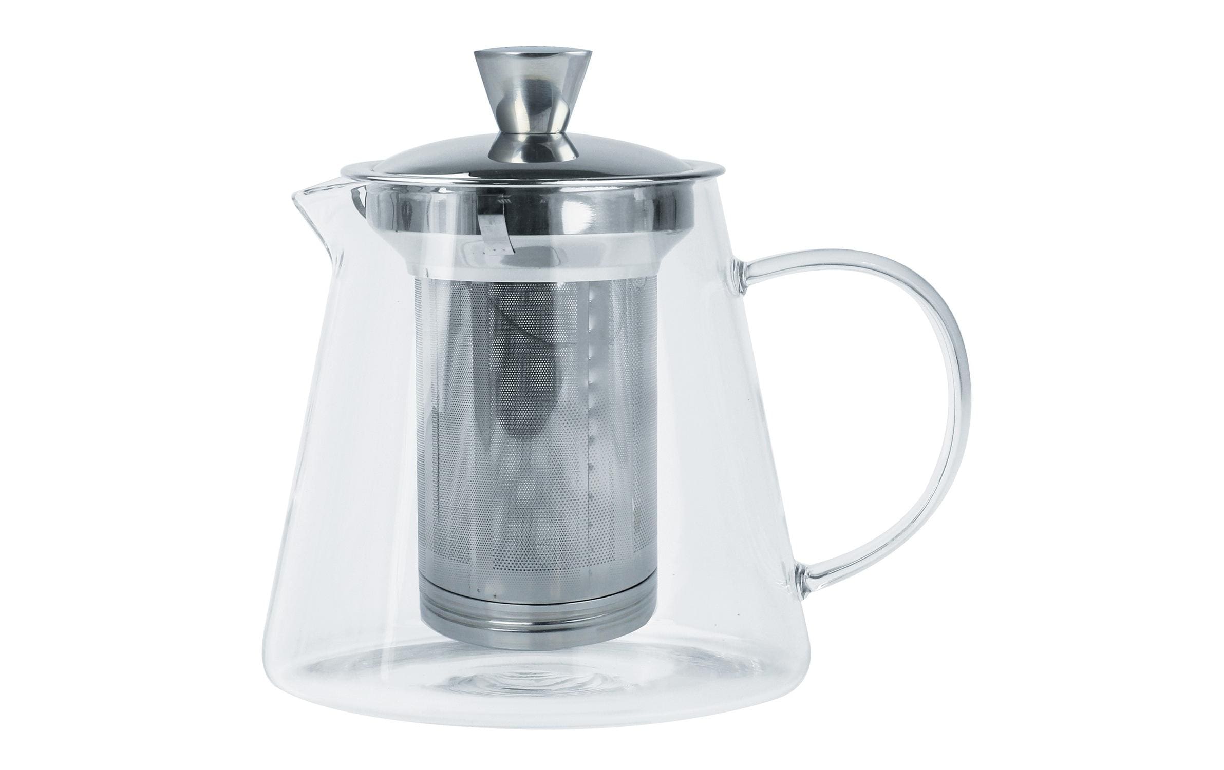 Glas-Kanne, Teekanne, Stahl-Filter, Glasbody, Kaffeepresse, glas teekanne, tee infuser, edelstahl, glas krug, griff teekanne, Glas-Kanne, Teekanne, Filtereinsatz, Glas, Kaffee-/Teekanne