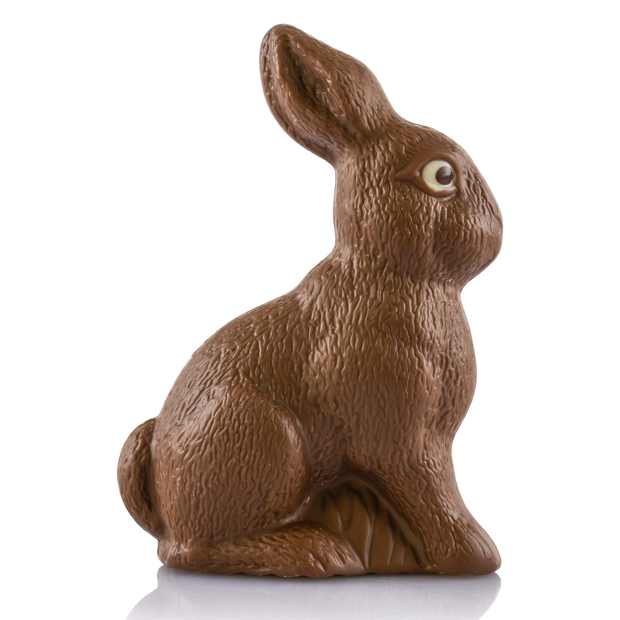 Osterhase Sitzhase Milch Schokolade 15cm, 100g