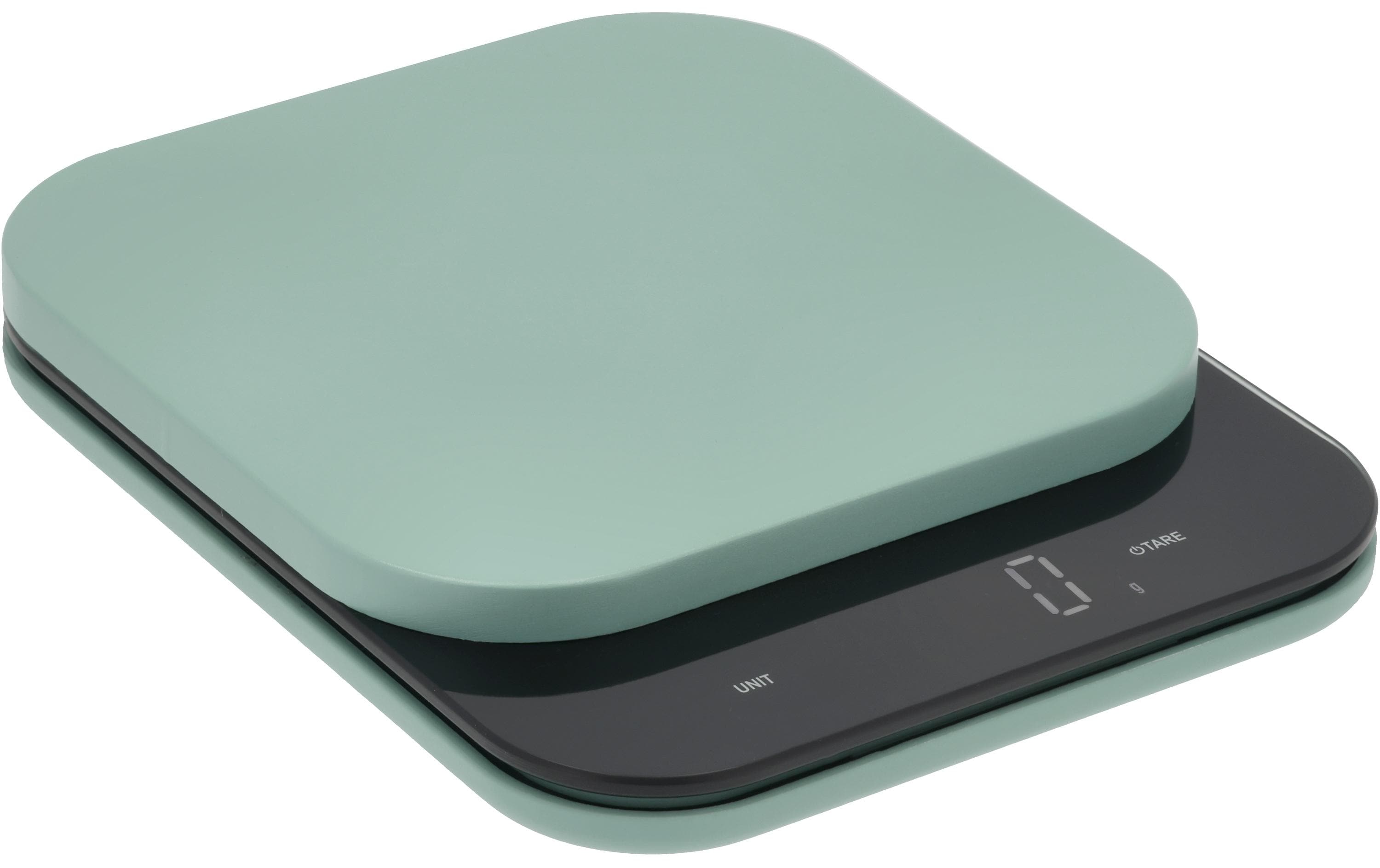 küchenwaage, digitale waage, kleine grün, tischwaage, grüne farbe