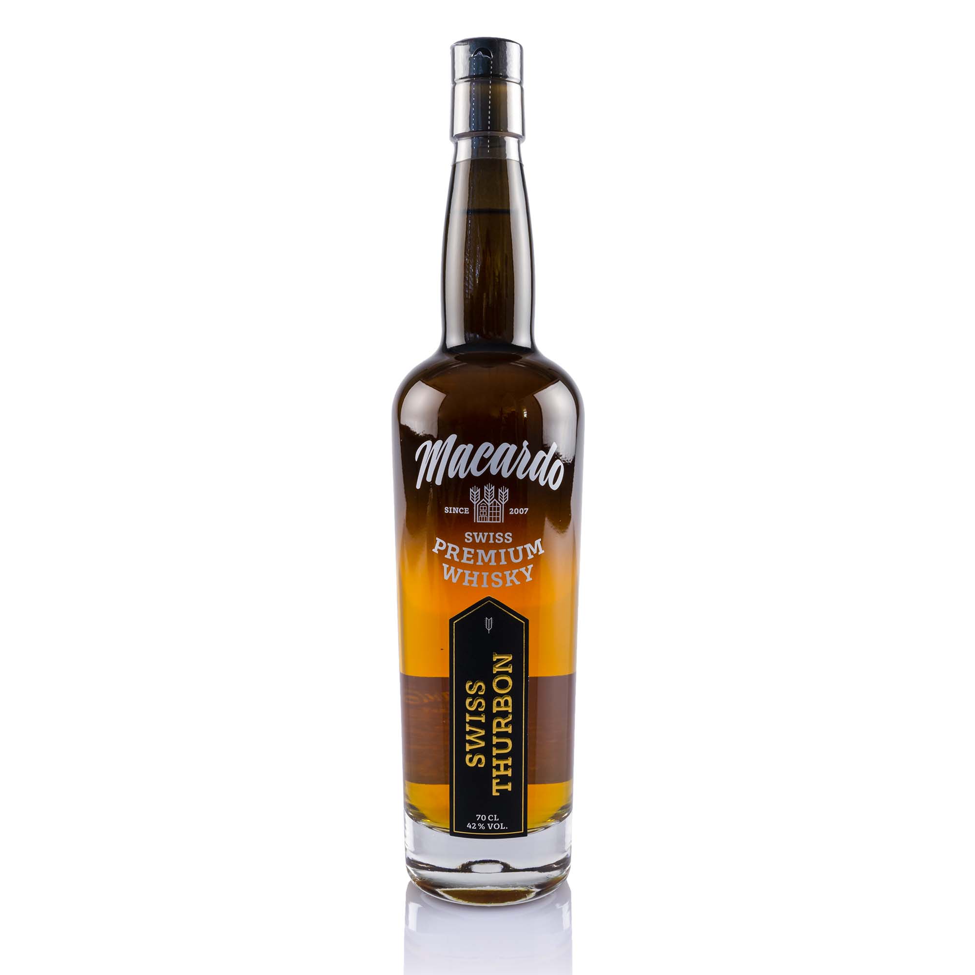 Swiss Thurbon Whisky, Macardo, 70cl, 42% Vol.