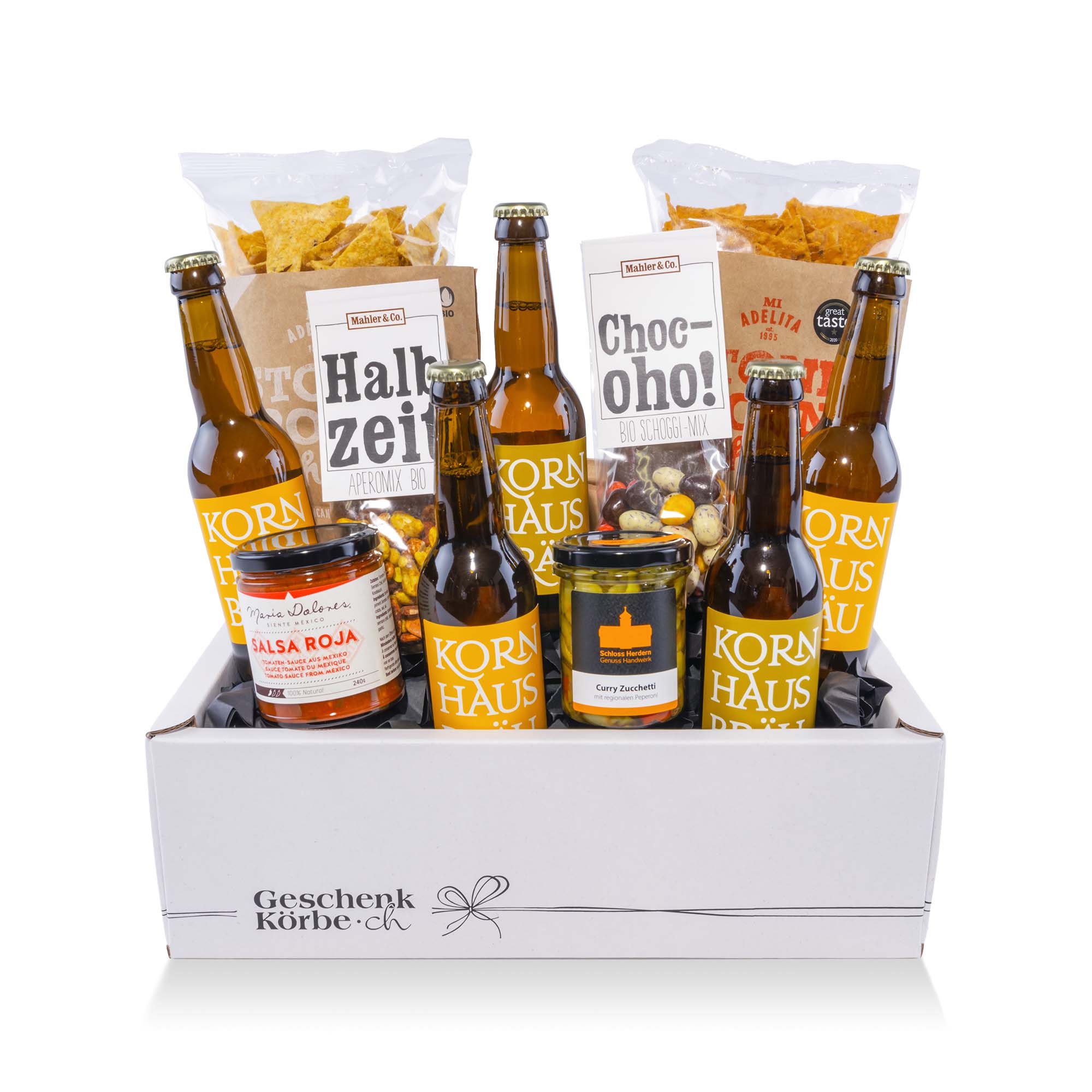 Geschenkkorb "Beer & Chips"