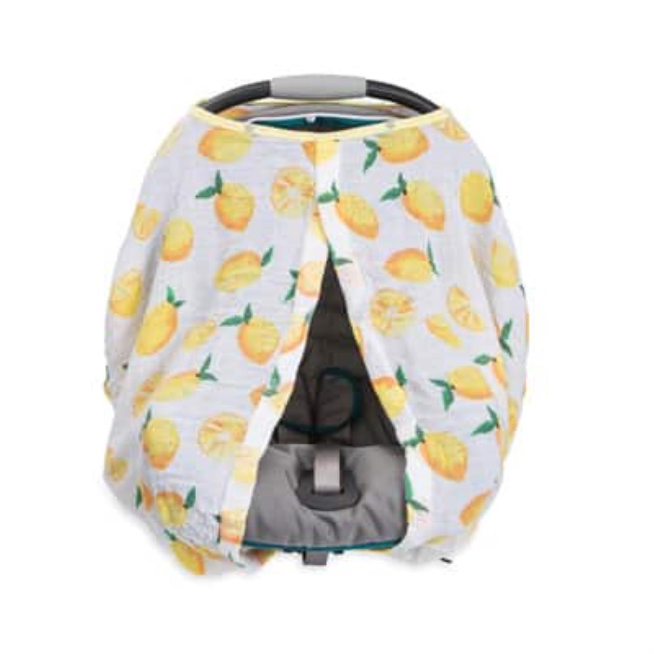 Baumwoll-Muslin Sonnendach Lemon