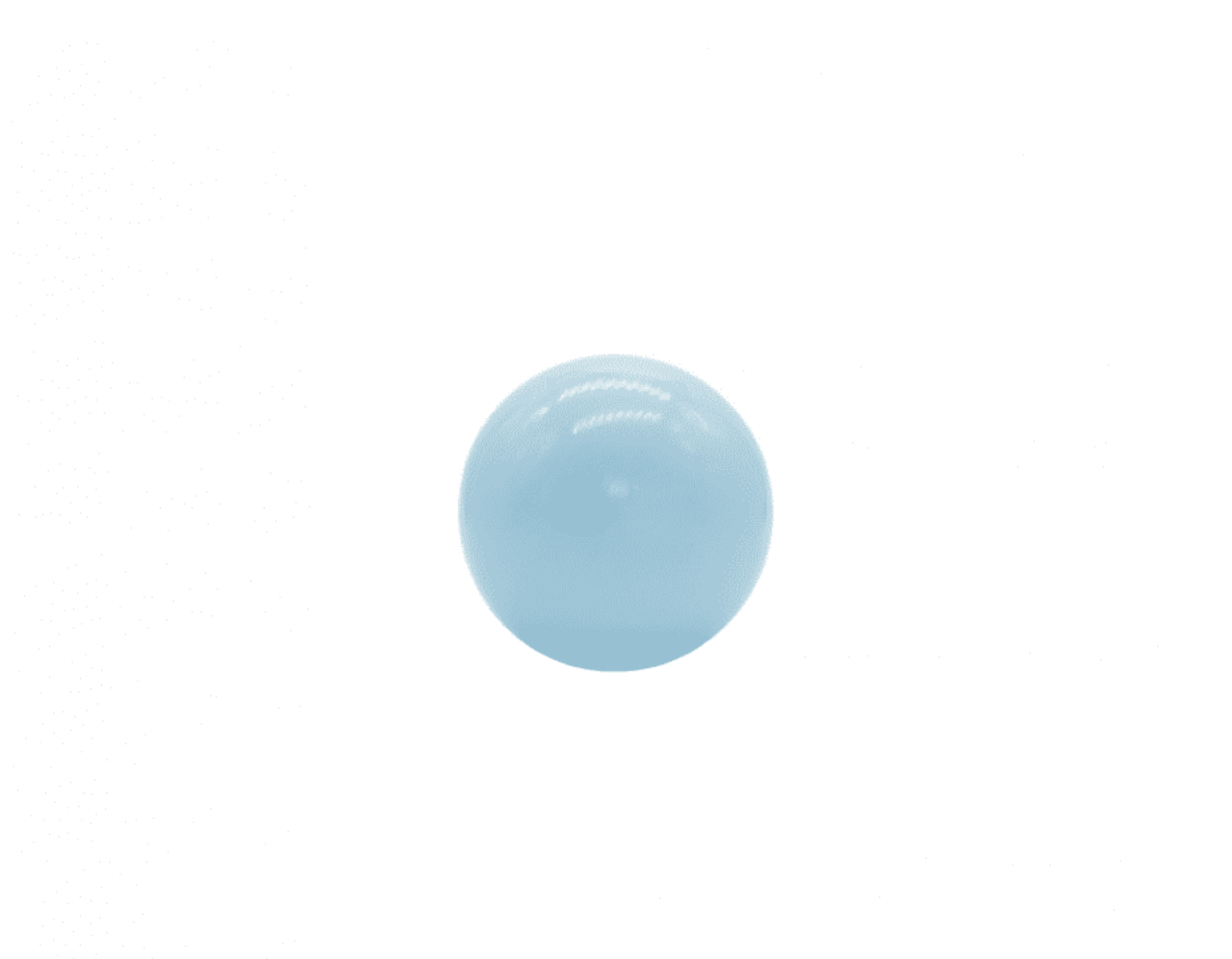 Extrabälle Jumbo Pearl Sphäre, Türkis