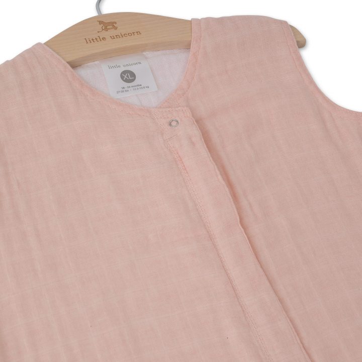 Cotton Muslin Sleeping Bag Gr. XL - Rose Petal Cotton Muslin Sleeping Bag Gr. XL - Rose Petal