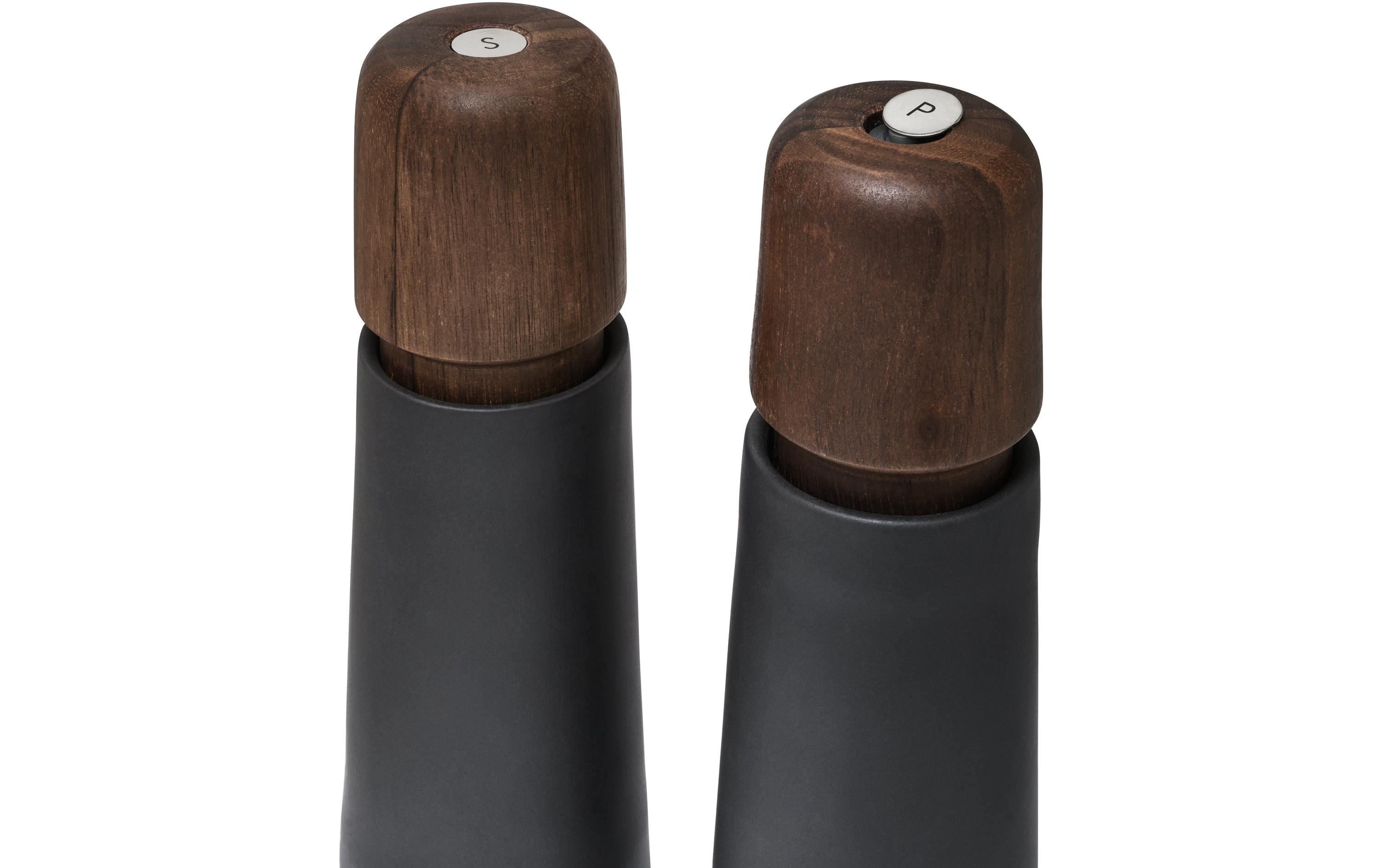 CrushGrind Gewürzmühle Stockholm Porzellan, 16.8cm, braun-schwarz