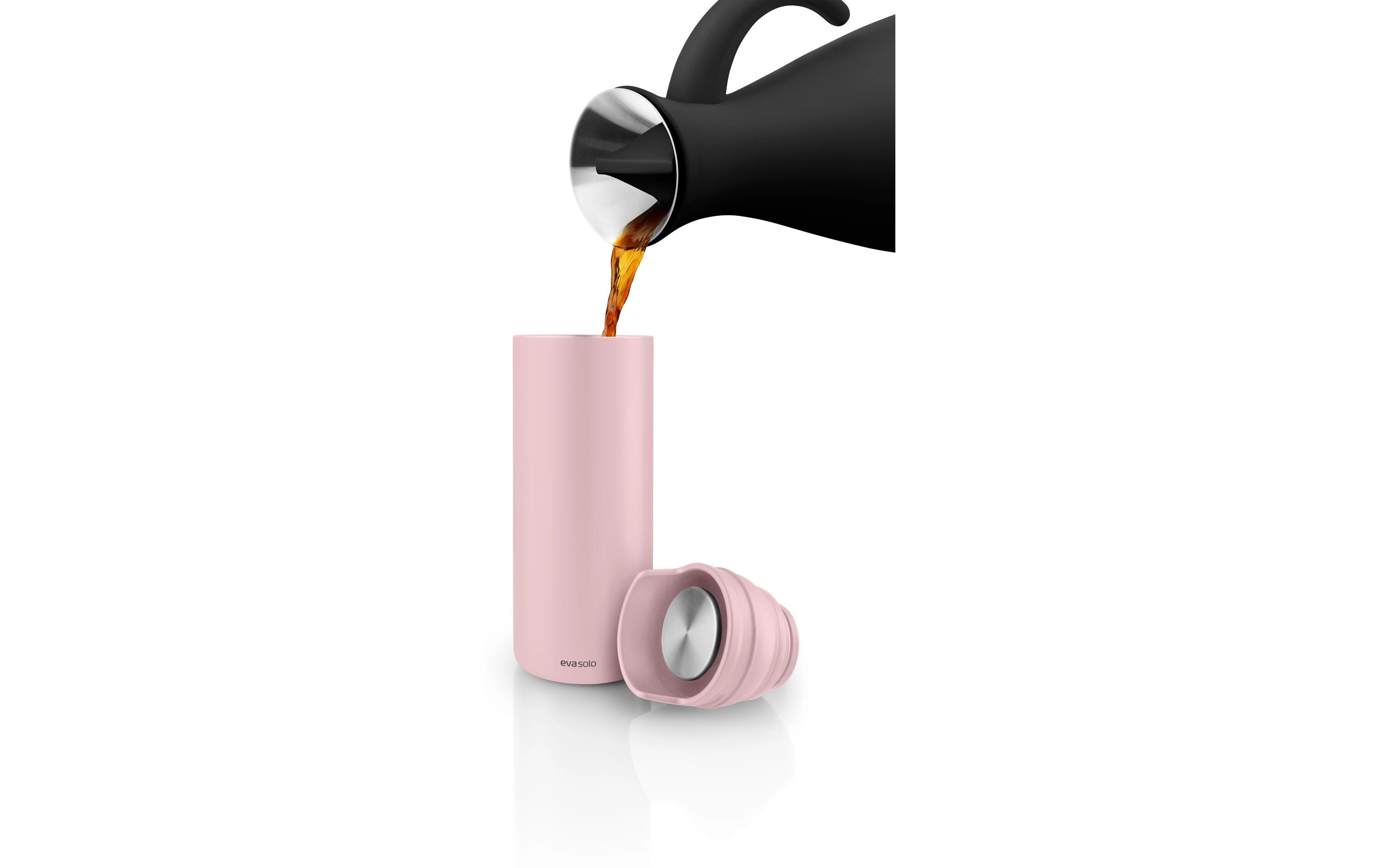 elektrischer Kessel, pink, Edelstahl, Klepplid, kompakter Wasserkocher