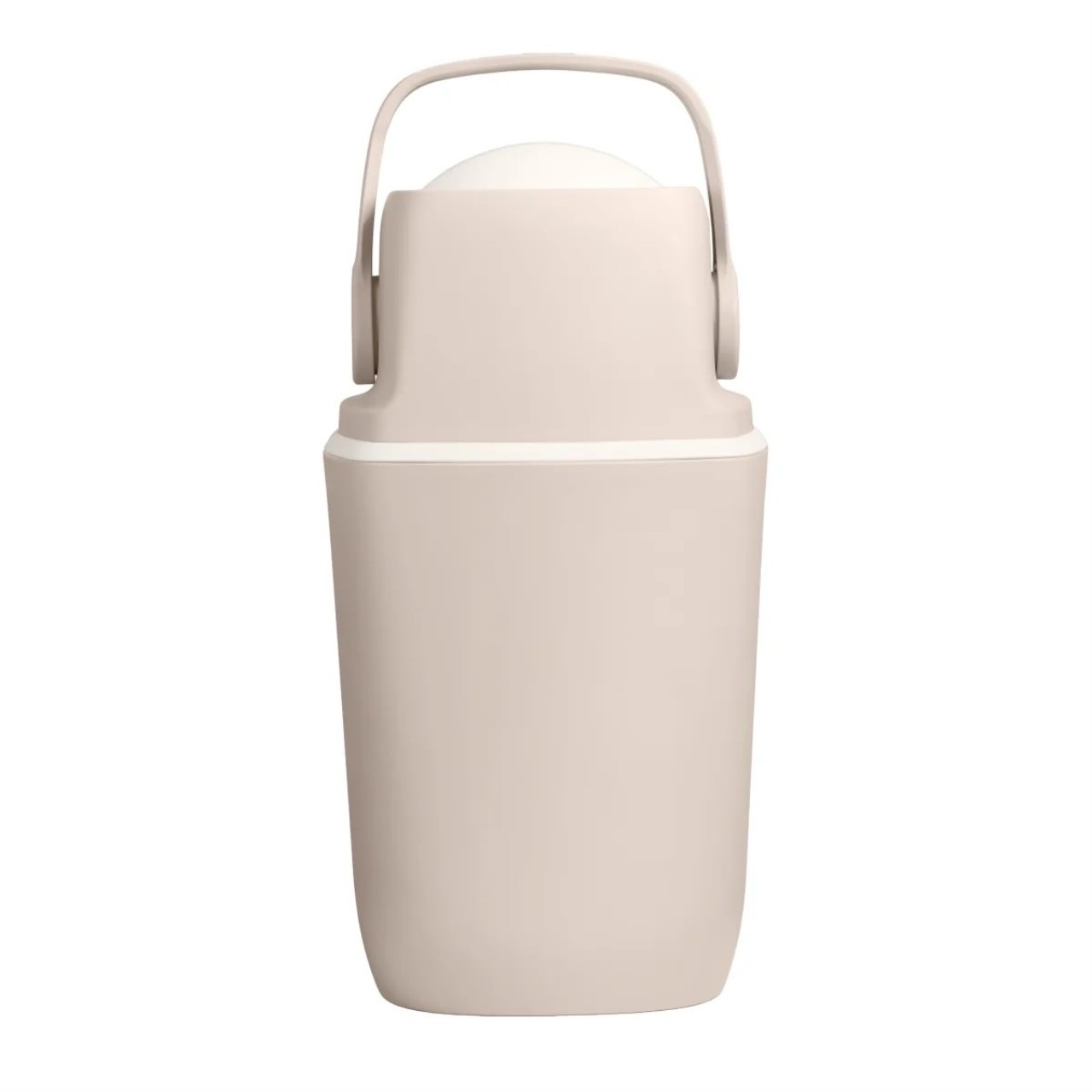 Thermosflasche, Trinkflasche, Beige, Kalkweiß, Griff