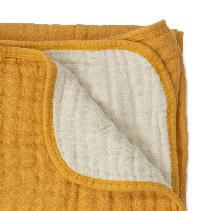 Cotton Muslin Quilt - Mustard