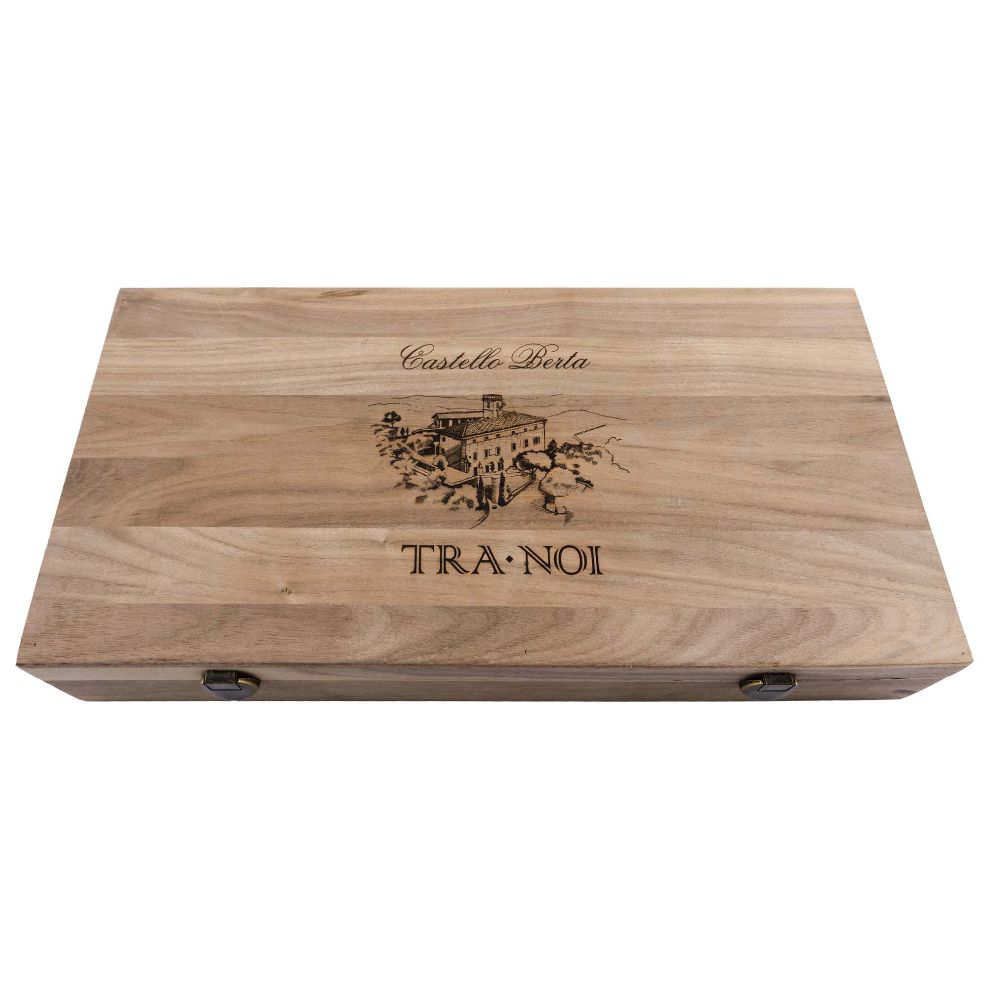 Grappa Set "Tra Noi" von Berta 42% in Holzkiste, 3 x 70cl Grappa Set "Tra Noi" von Berta 42% in Holzkiste, 3 x 70cl