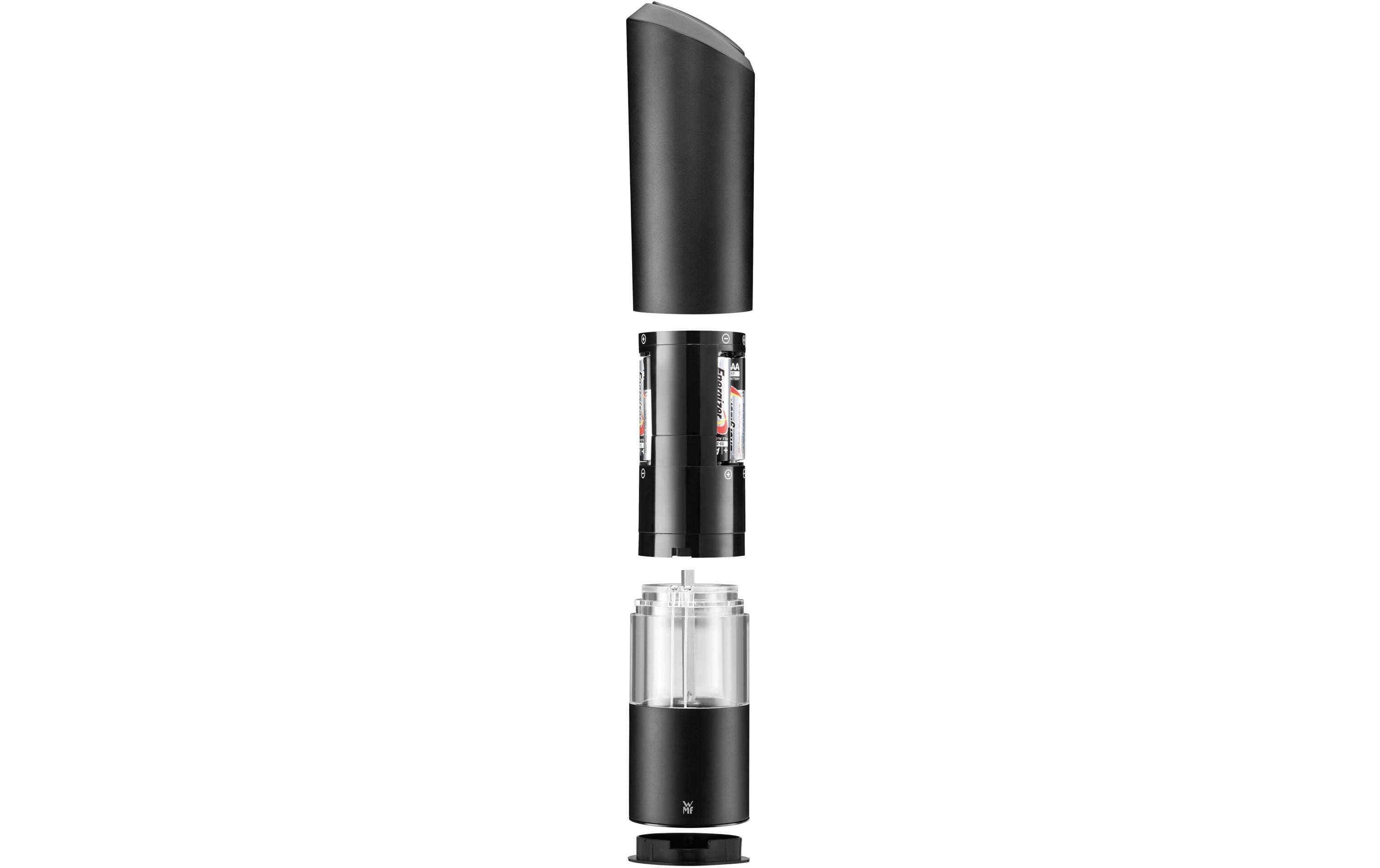 WMF Elektrische Salz- und Pfeffermühle, 21cm, schwarz