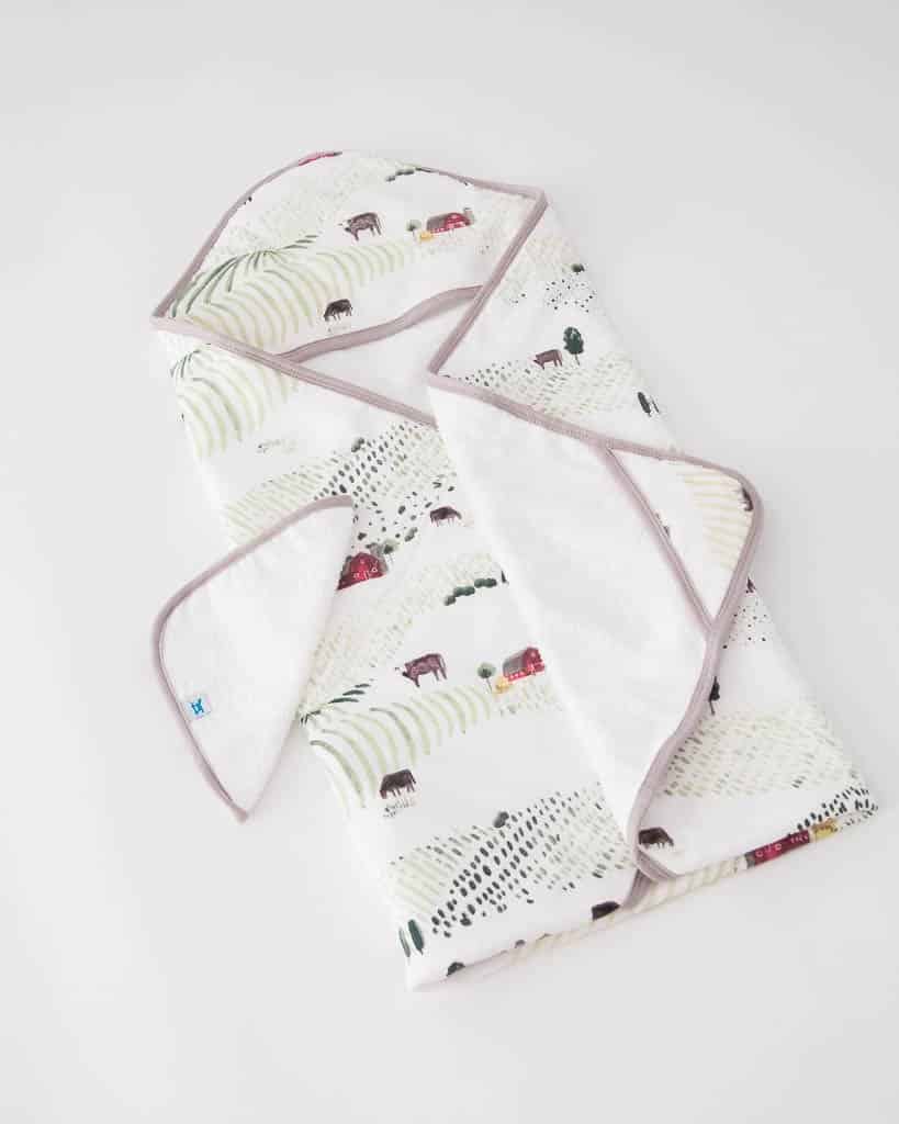 Hooded Towel & Wash Cloth Set - Rolling Hills