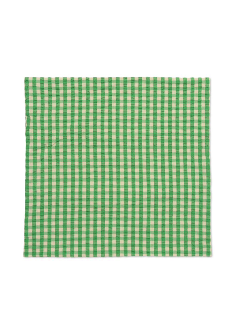 Bæk&Bølge Kissenbezug DK, 63x60cm, Grün/Beige