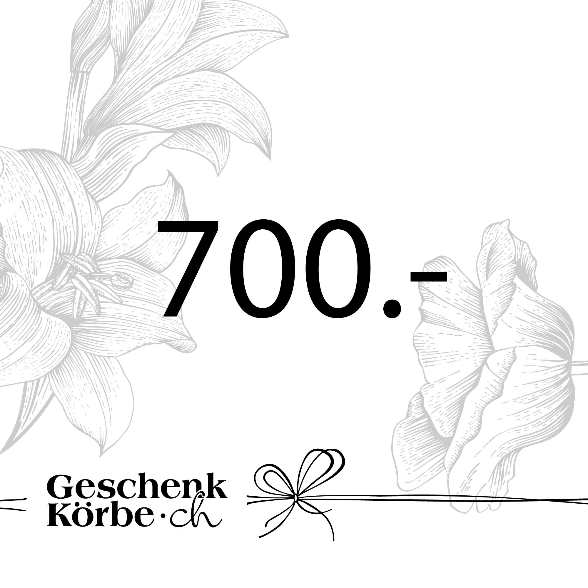 Gutschein - 700CHF