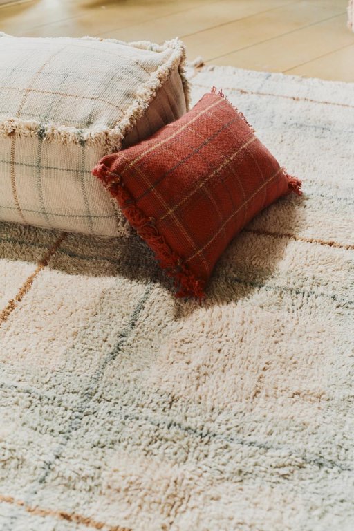 Kissen Tartan/ Karo Kissen, Dekoration für Zuhause, Kopfkissen, Teppich