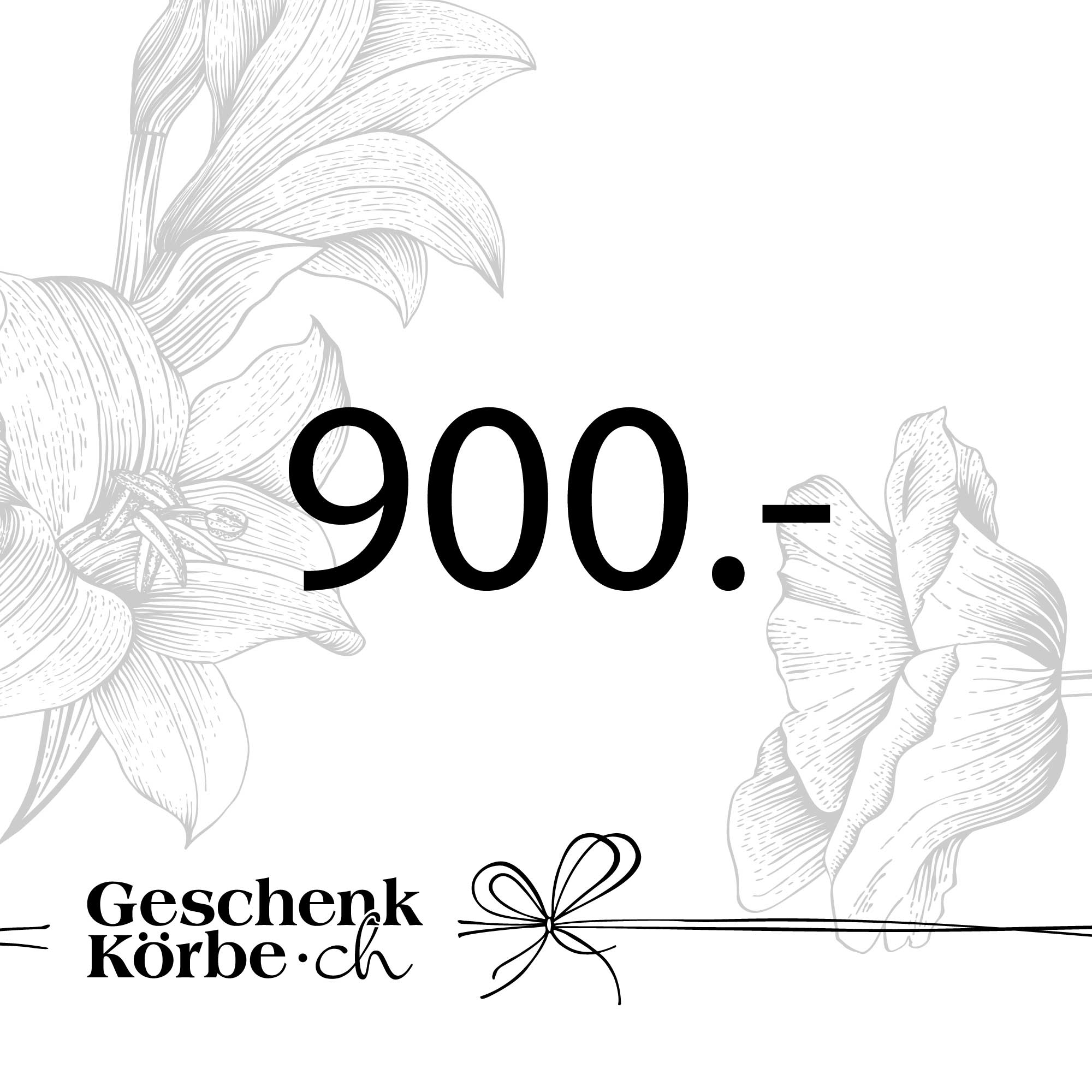 Gutschein - 900CHF
