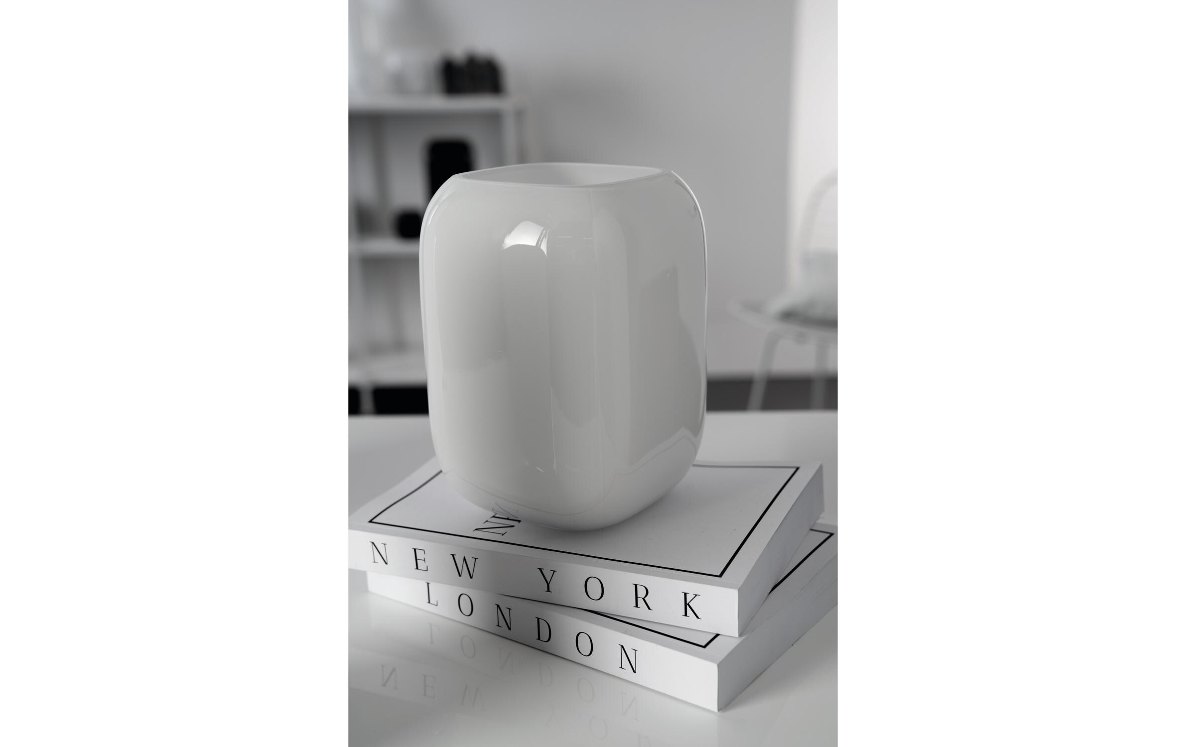 Leonardo Vase Milano weiss 20cm