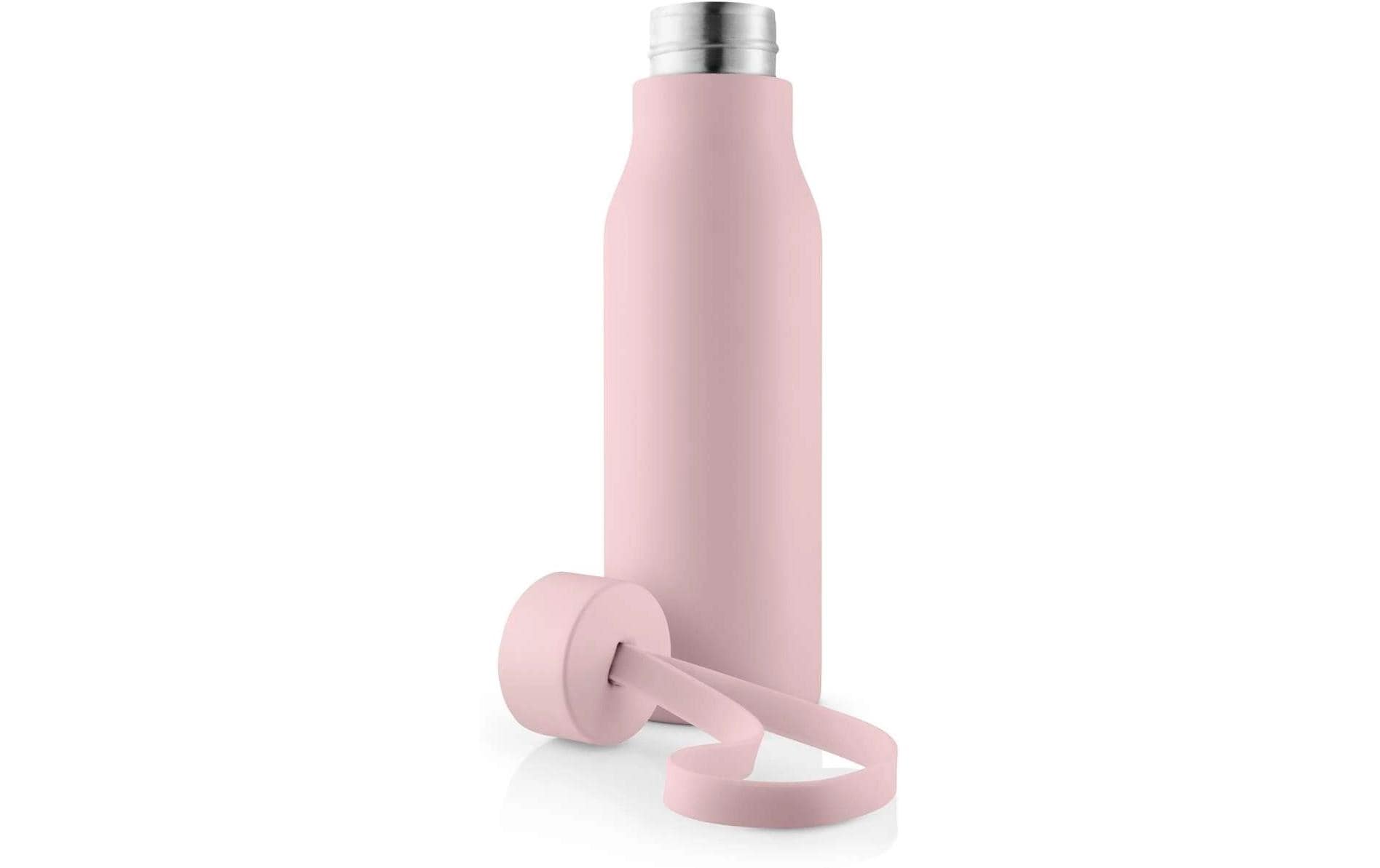 Wasserflasche, Pink, Flasche, Metallkappe, schlankes Design