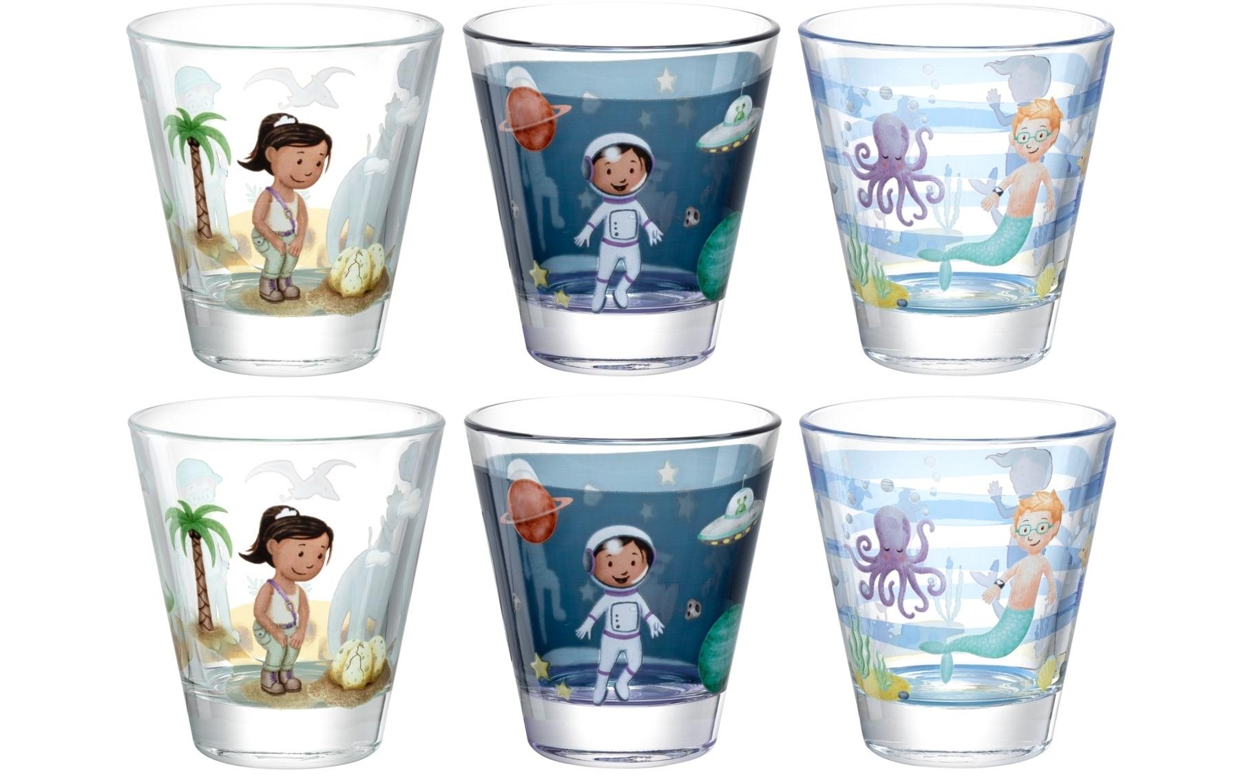 Leonardo Trinkglas Set Avventura 215ml ass.