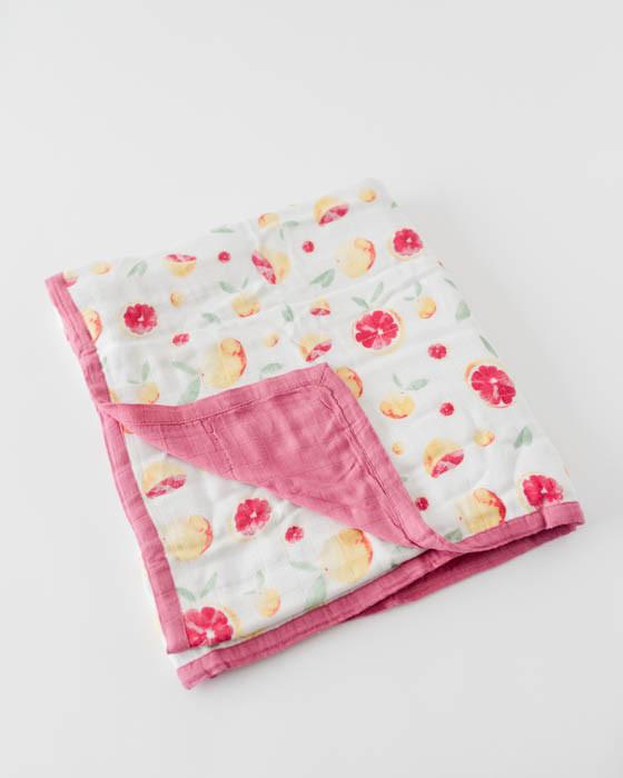 Deluxe Muslin Quilt - Grapefruit Deluxe Muslin Quilt - Grapefruit