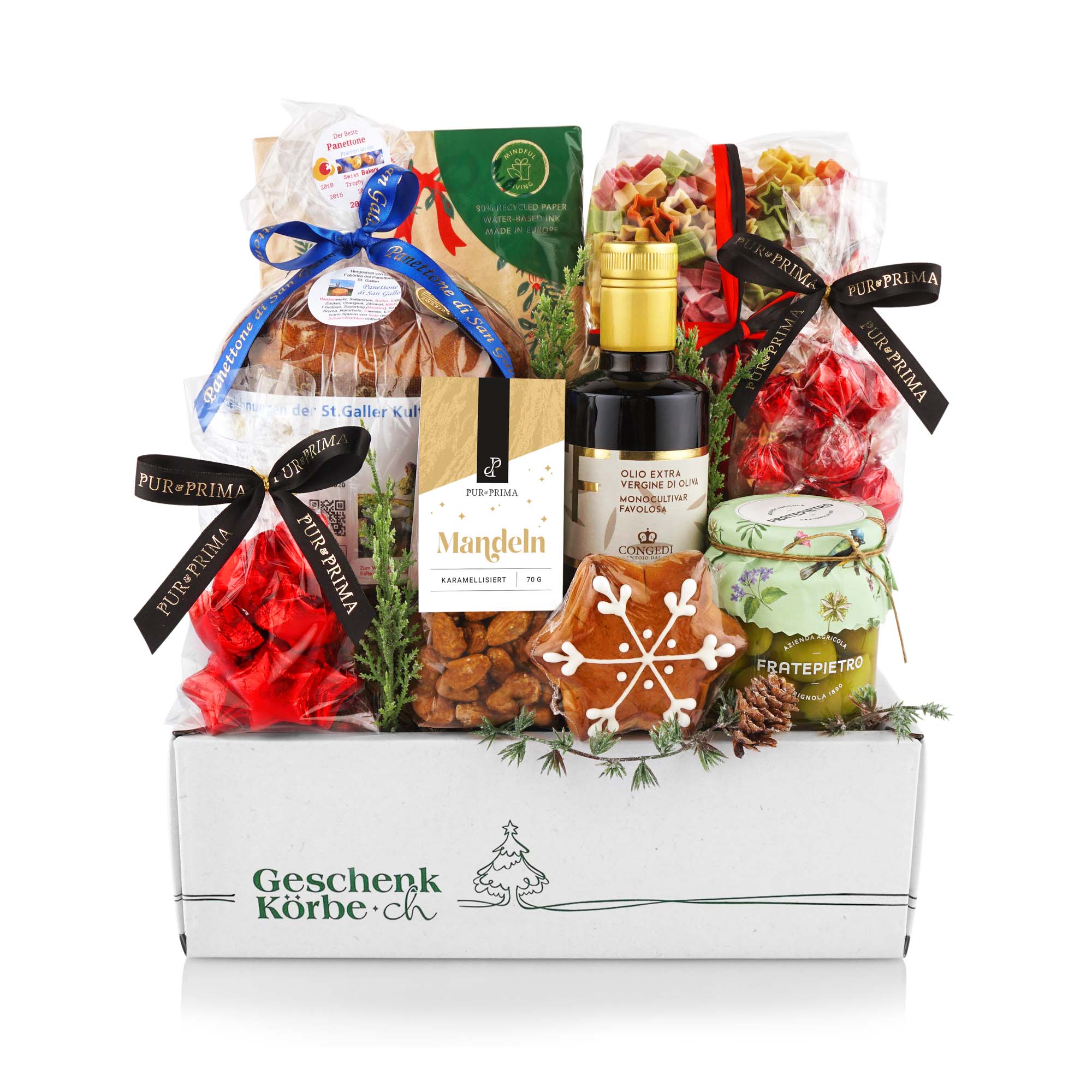 Geschenkkorb Weihnachten "Salted Caramel" Person, Flasche, Kosmetik, Parfüm