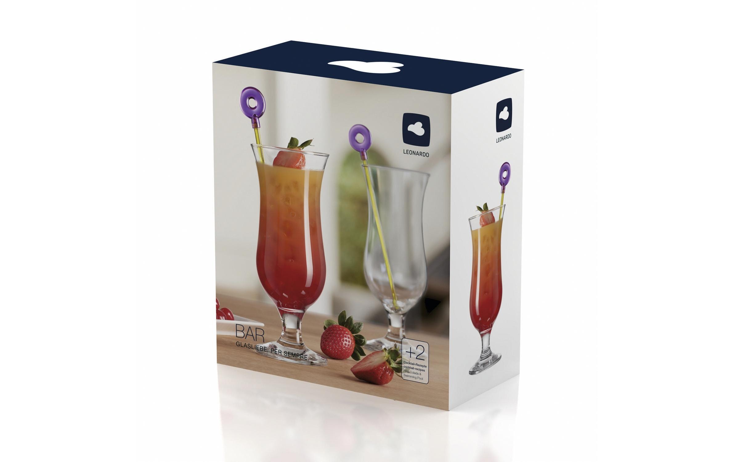 Leonardo Cocktailglas Hurricane 4-teilig