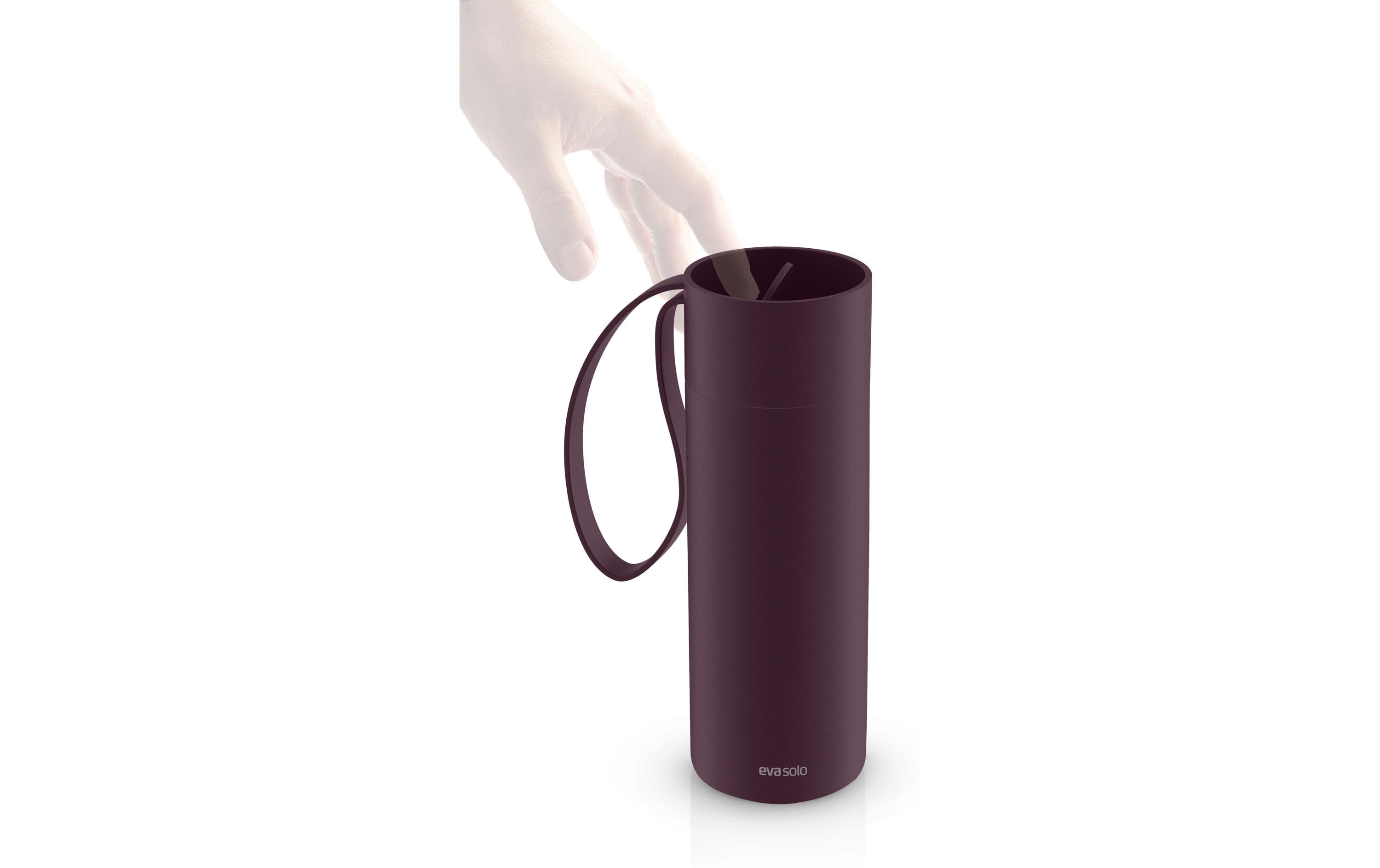 Kaffeetasse, Becher, Vakuumflasche, Lila, Halter
