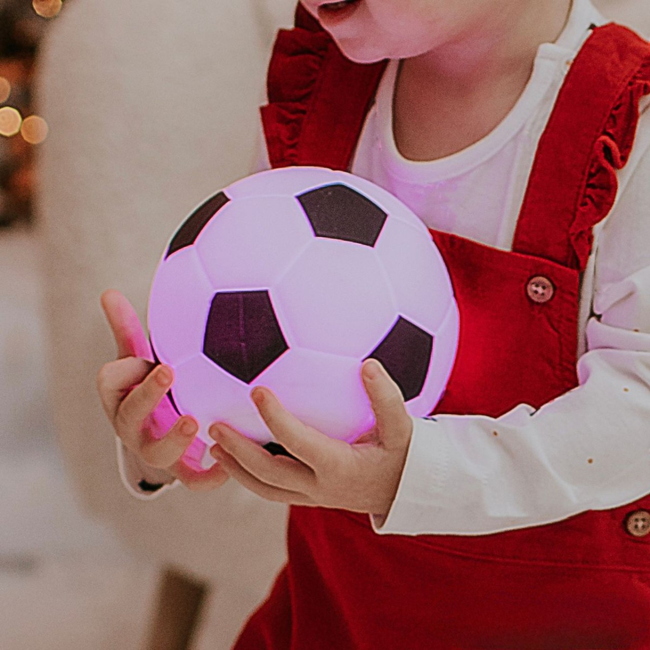 Kugel, Fußball, Sport, Kinder, Fußball, Ball, LED-Ball, Rot