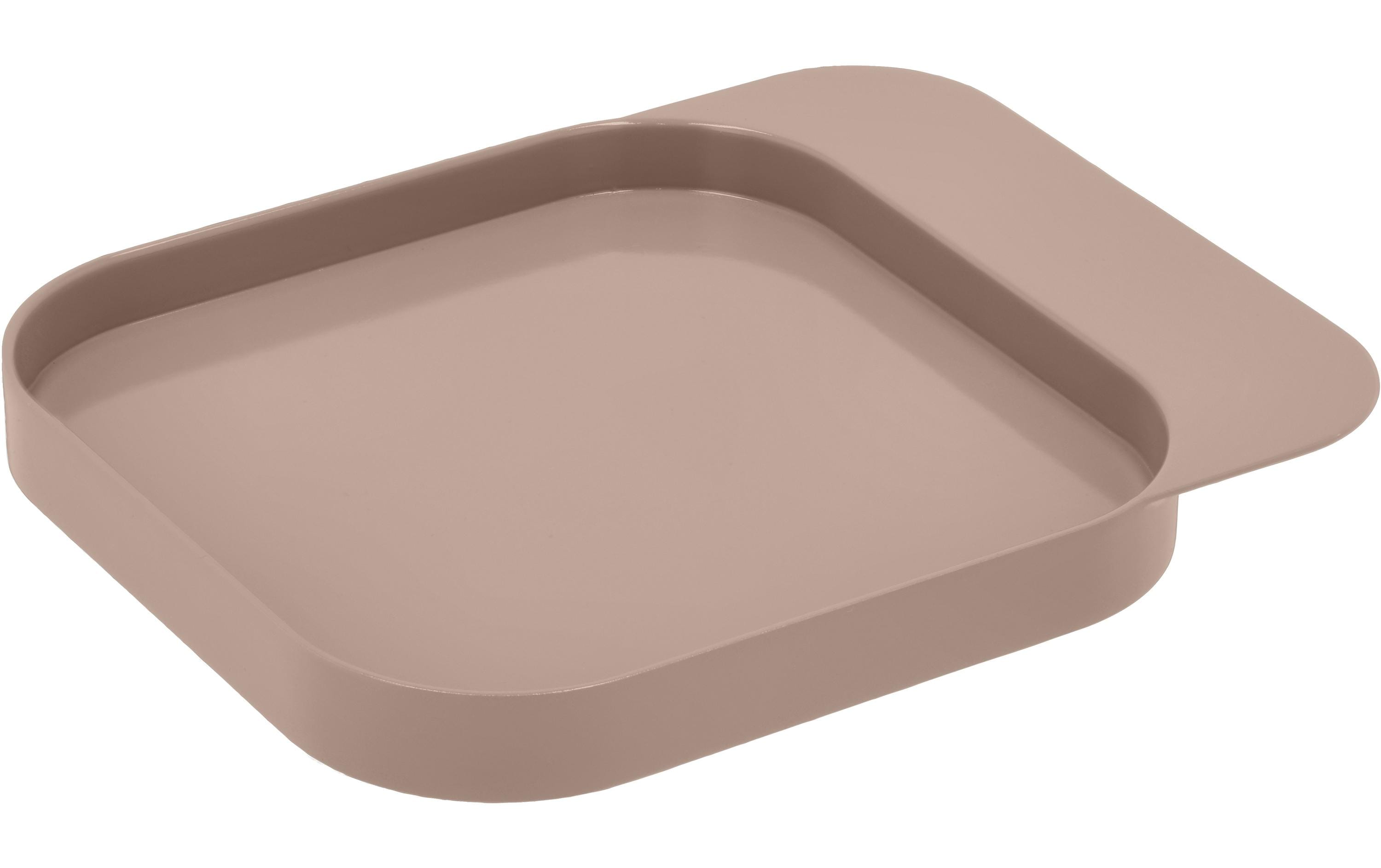 Nagelfaltteller, Eckige Form, Beige, Backform, Antihaft