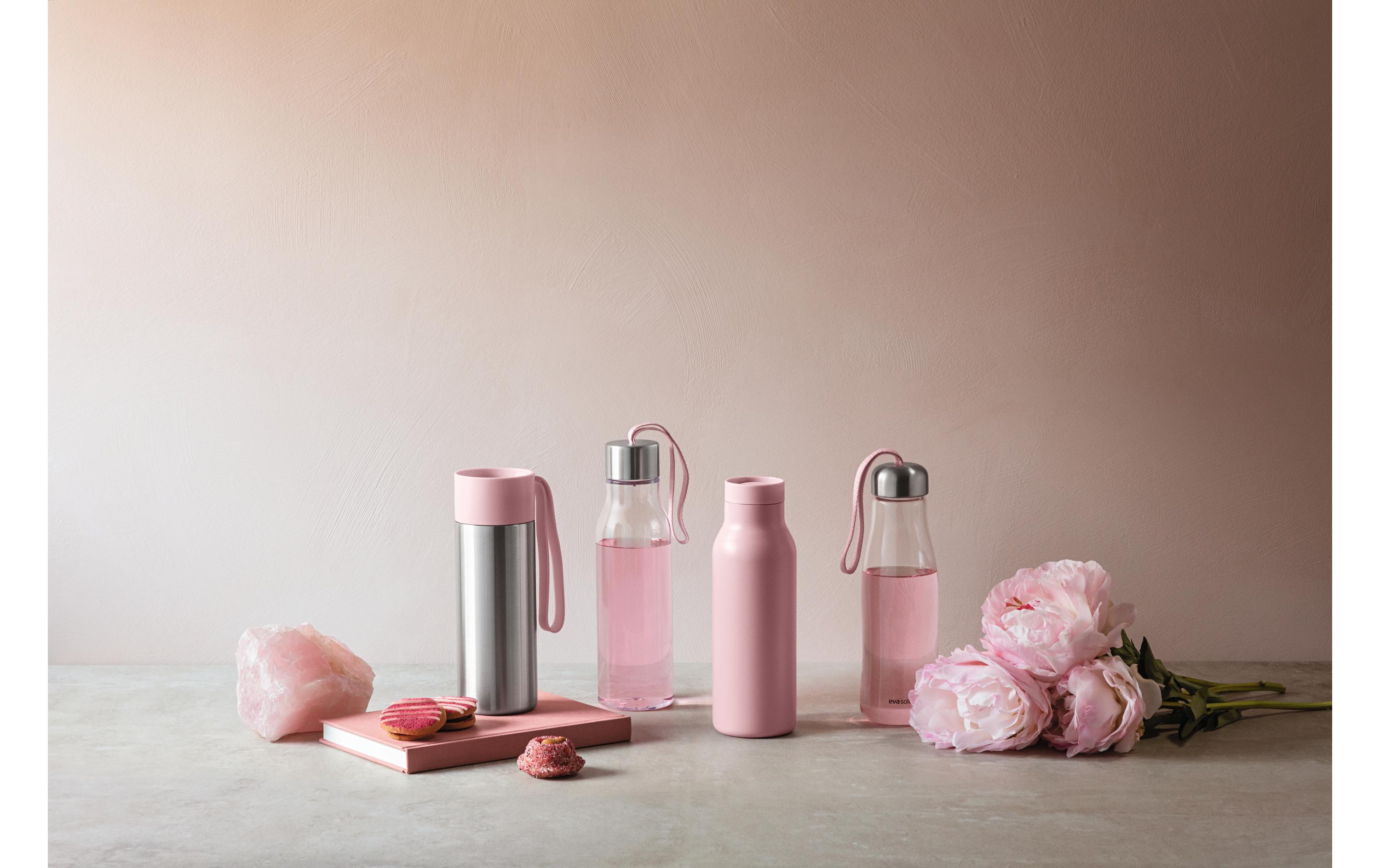 Eva Solo Trinkflasche Glas Rose quartz 0.5l