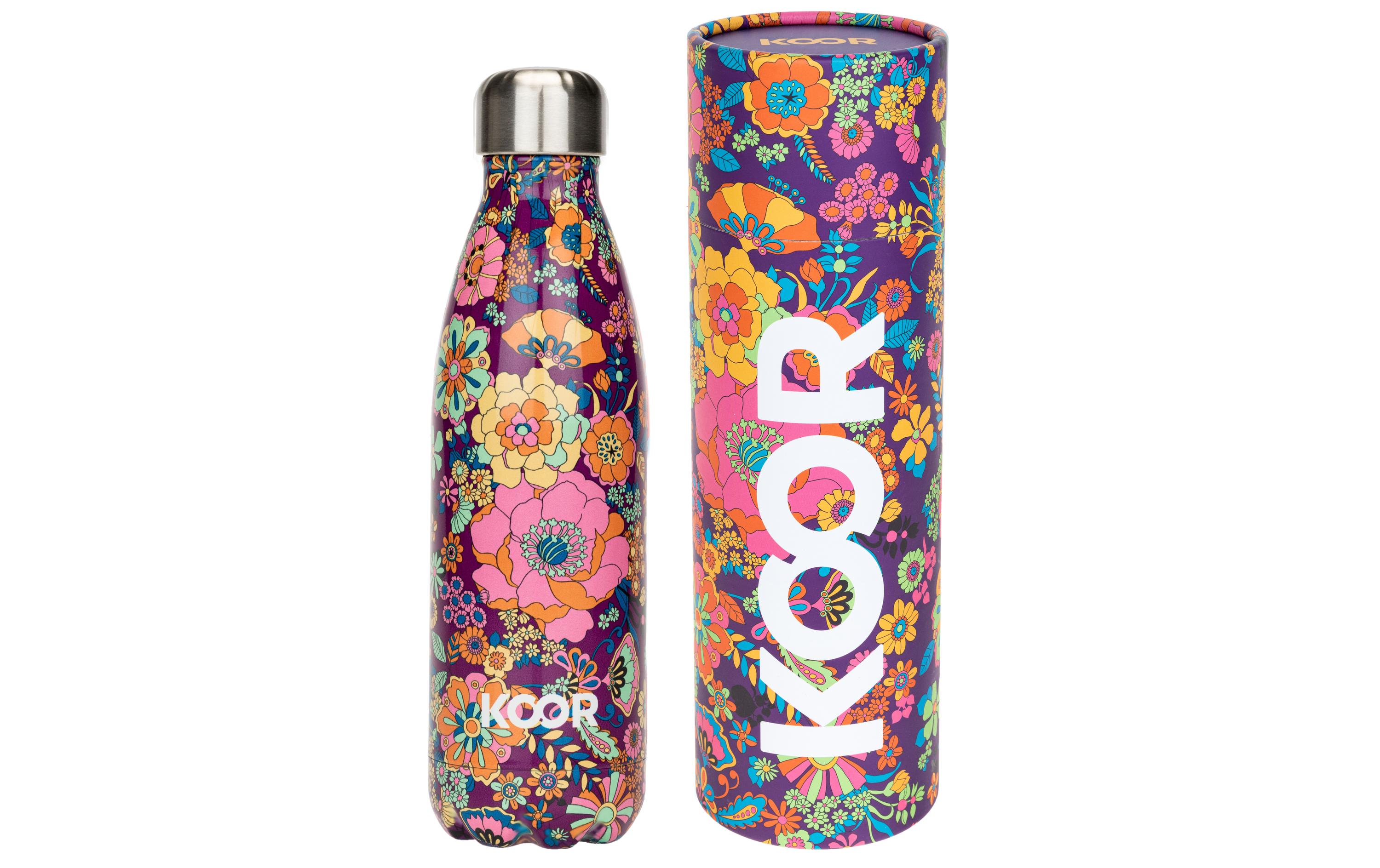 KOOR Flasche Thermo 500ml Flower Power