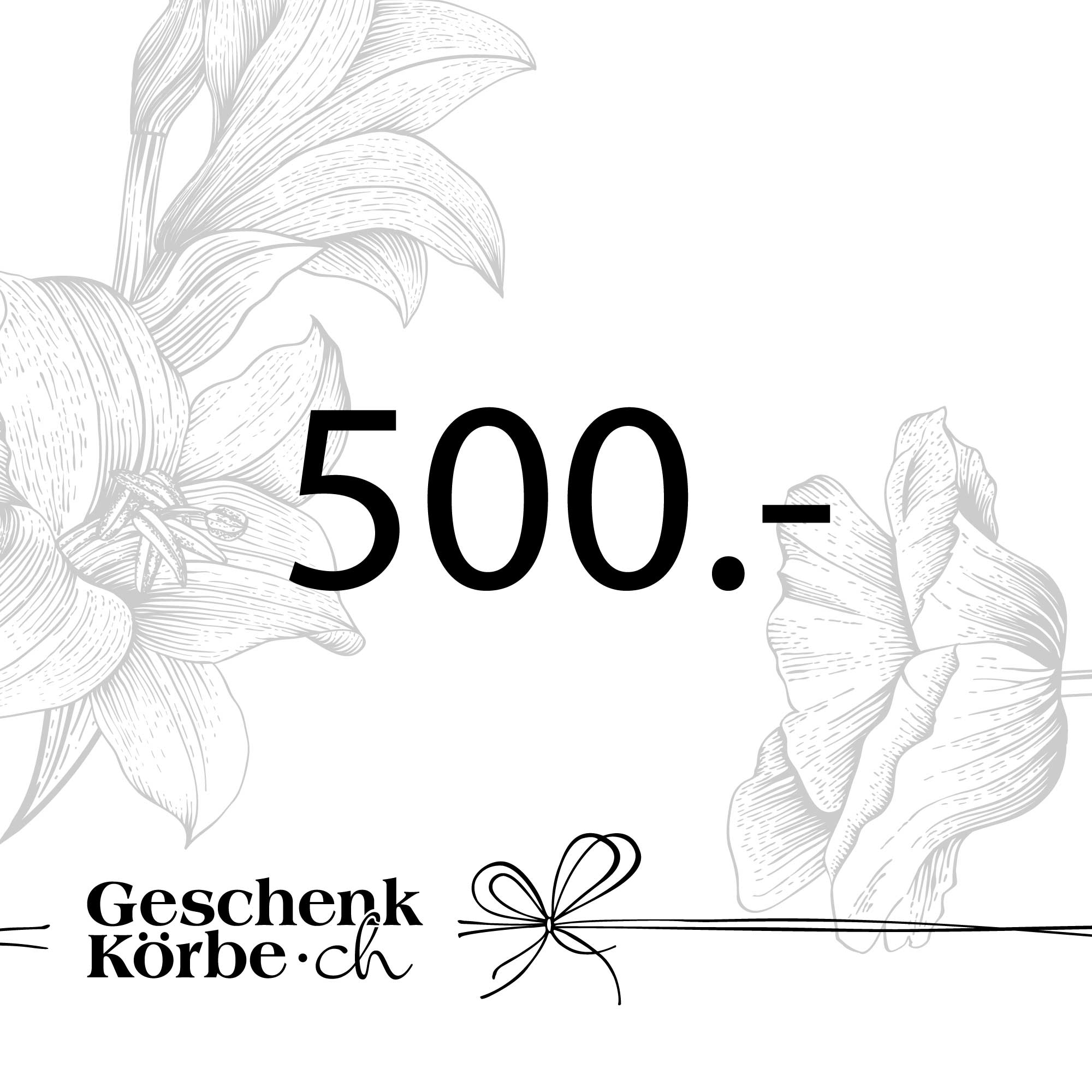 Gutschein - 500CHF