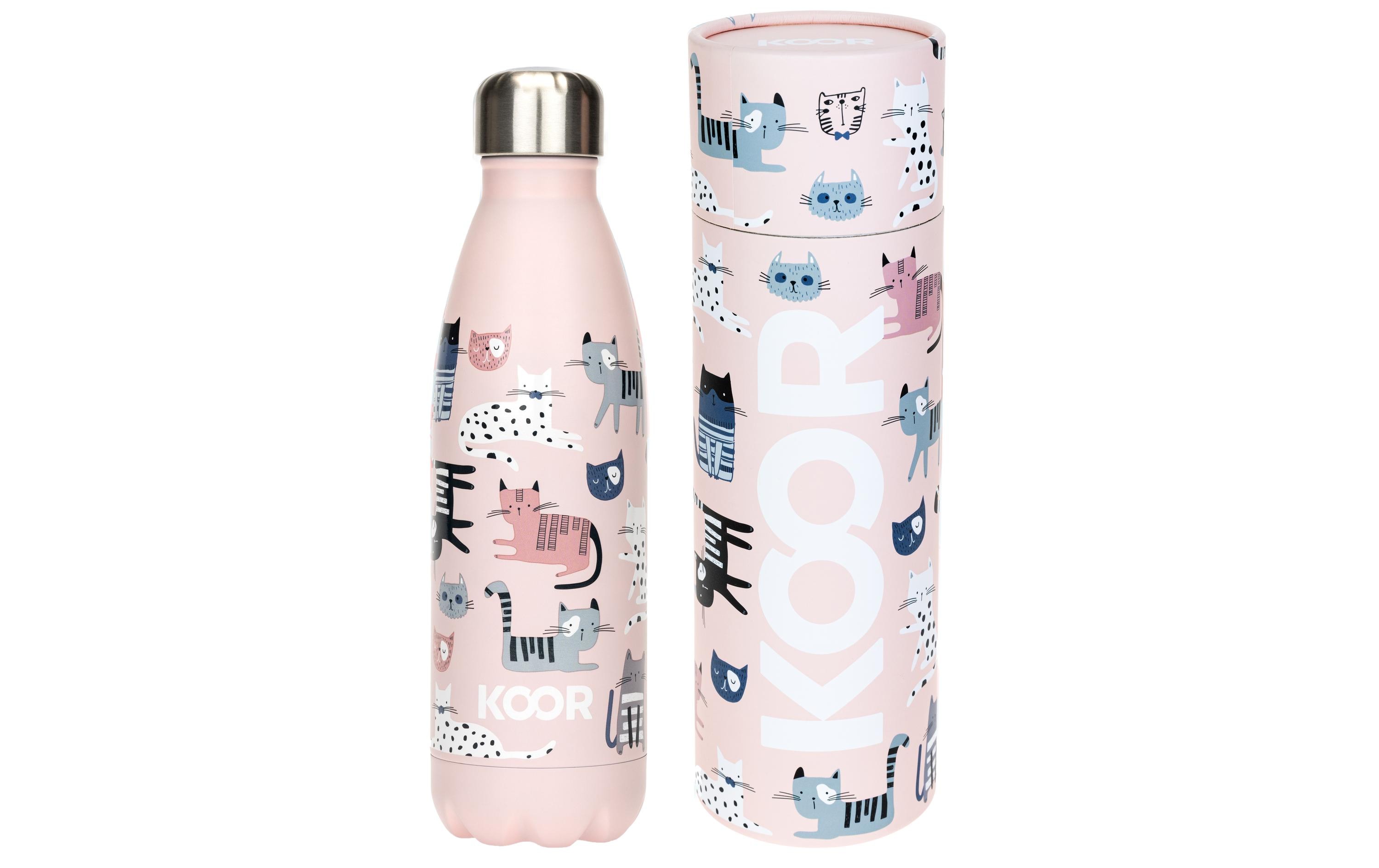 KOOR Flasche Thermo 500ml Sweet Cats