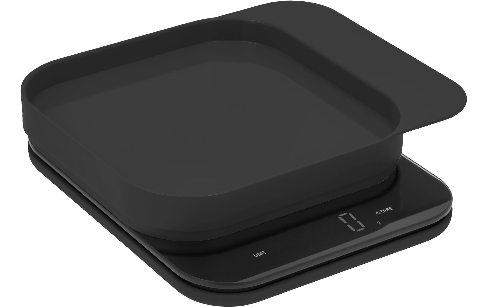 Schüssel, Schüssel mit Abdeckung, Küchenwaage, Silikonformen, Anthrazit