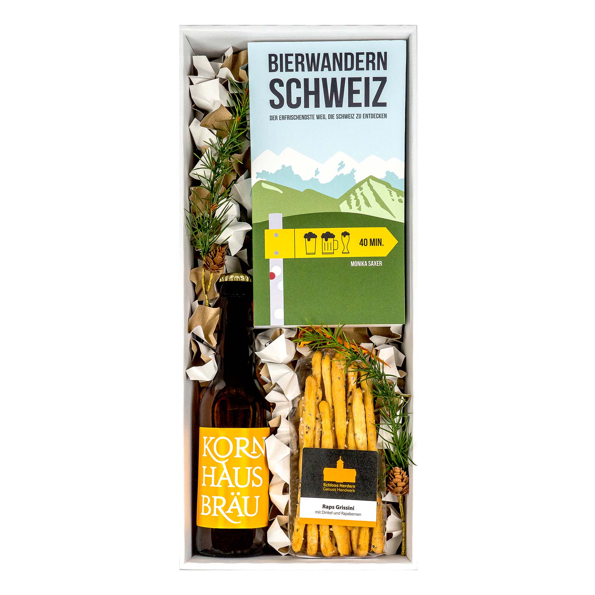 Geschenkkorb "Bierwandern Schweiz"