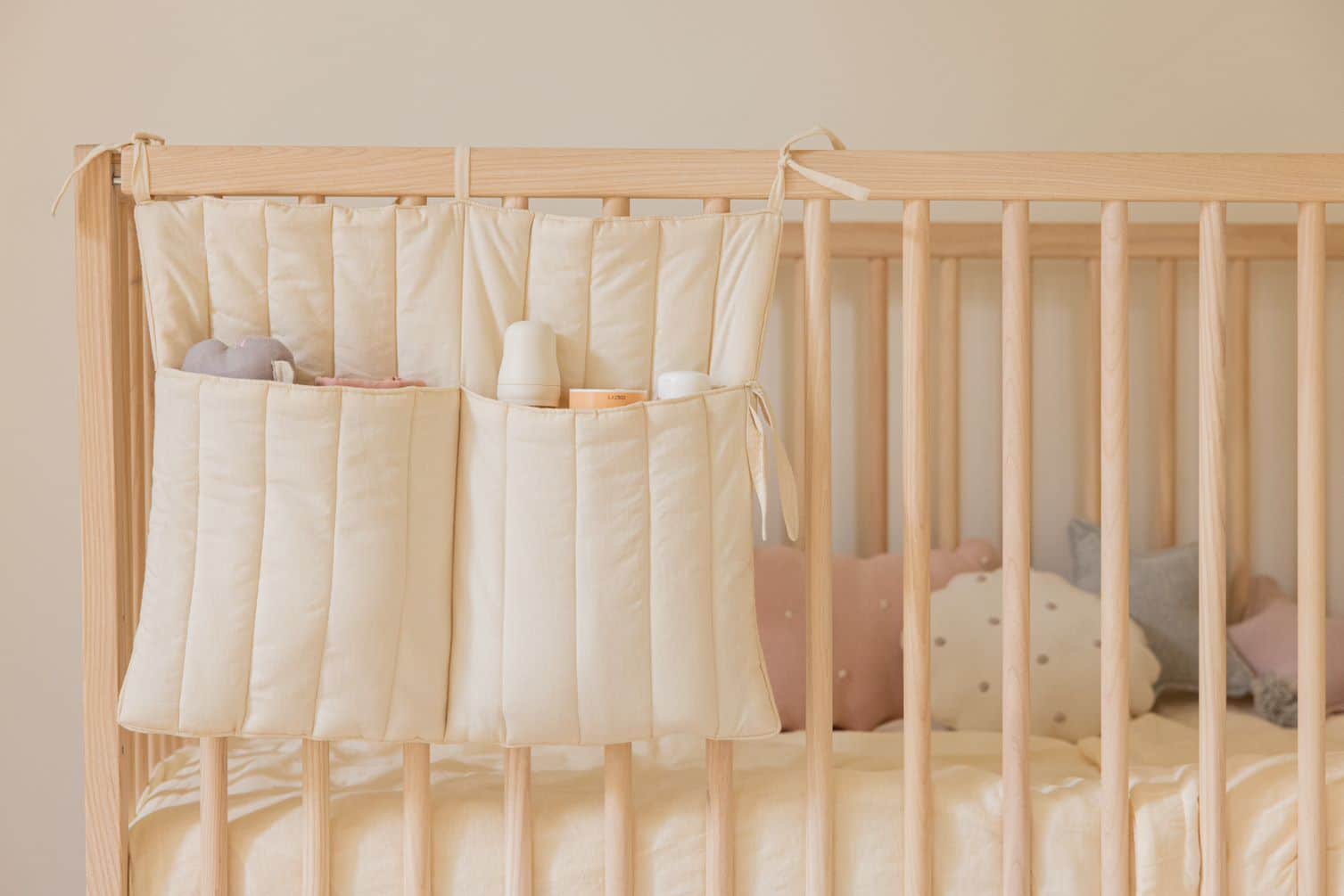 Crib Pocket hanger Benjamin - Natural Crib Pocket hanger Benjamin - Natural