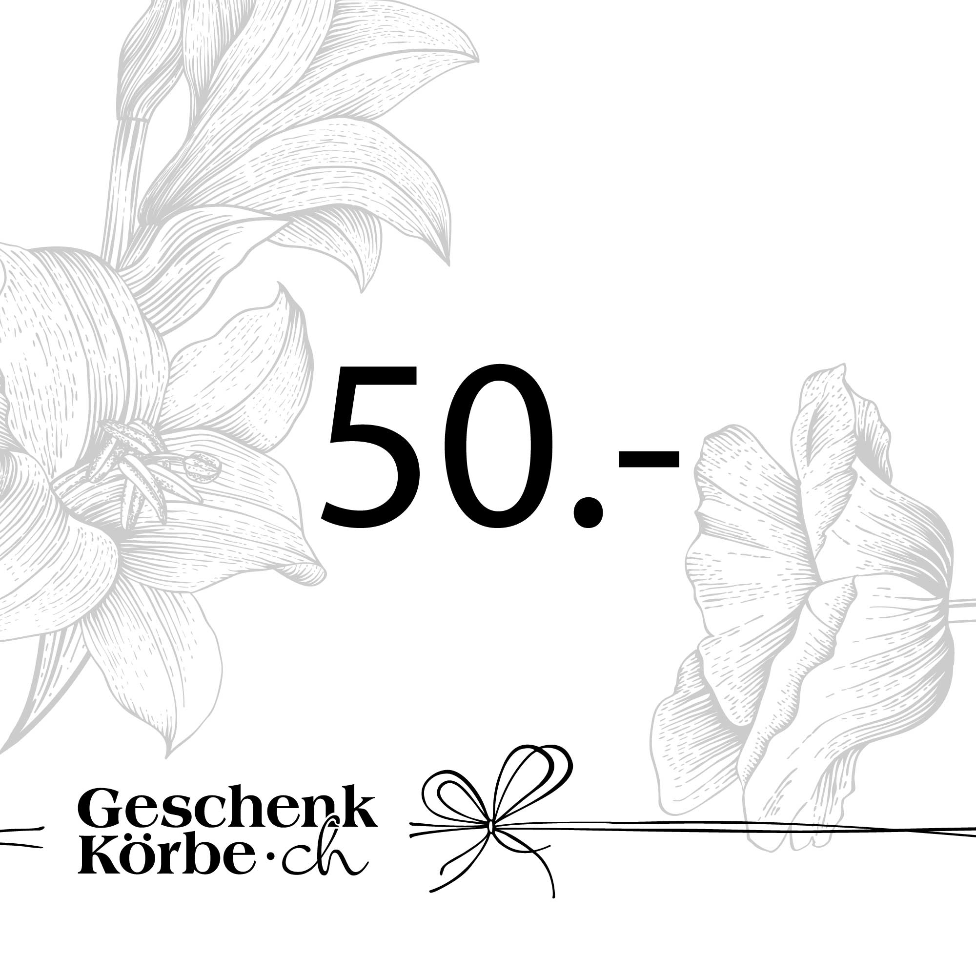 Gutschein - 50CHF