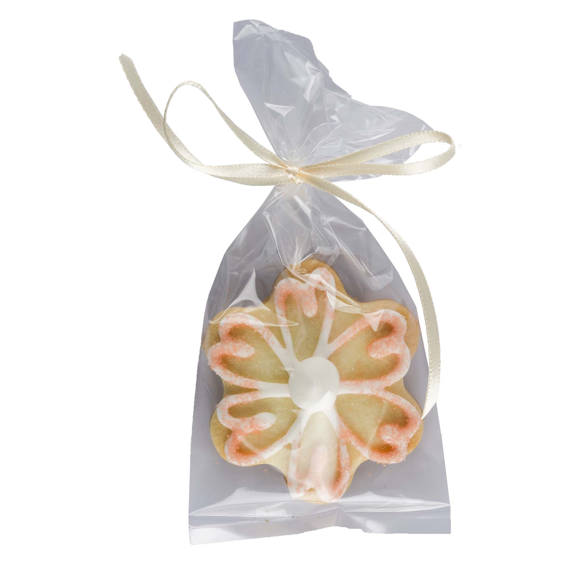 Cookie Blume klein mit Streussel dekoriert, 12g