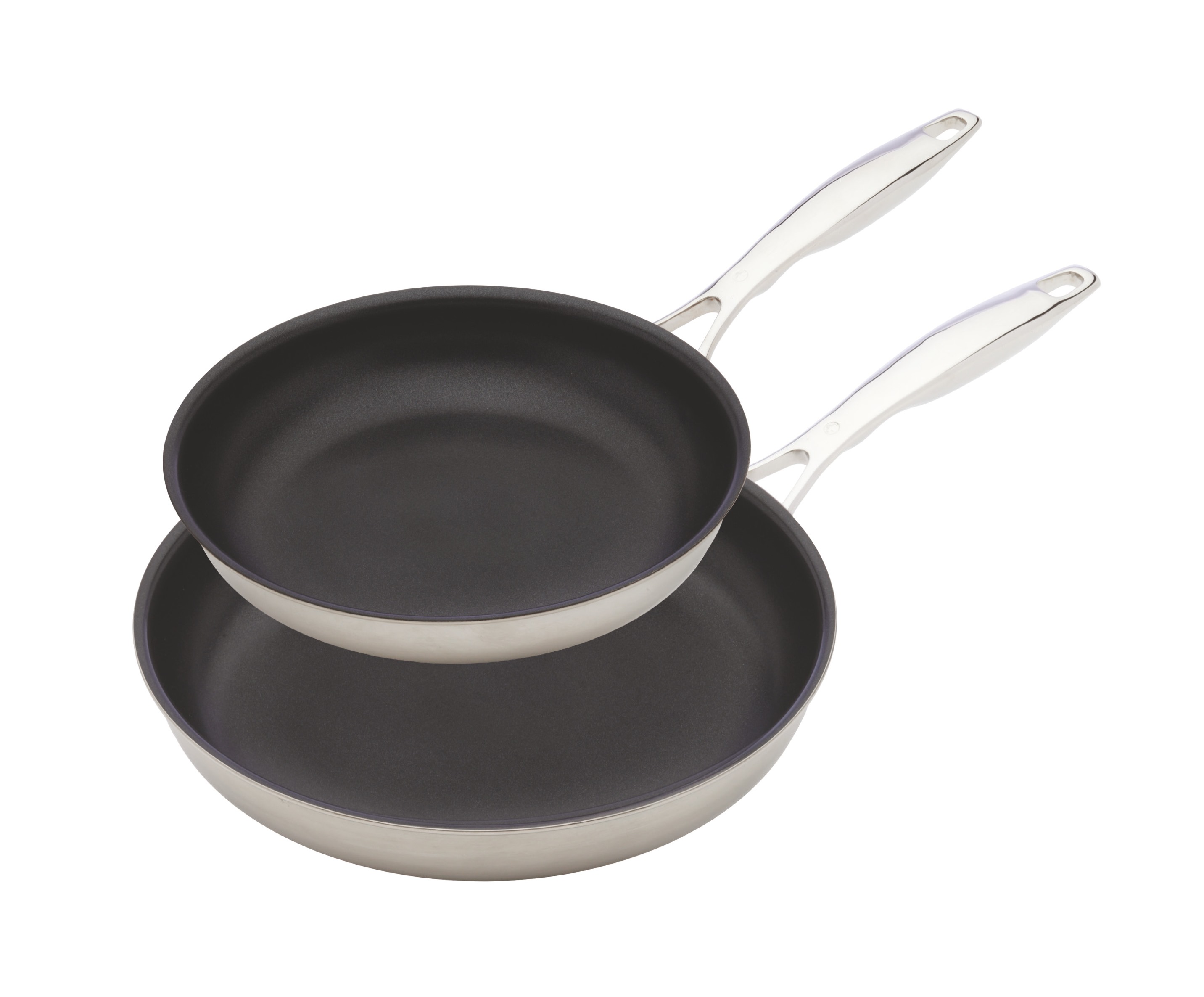 XD Nonstick Clad Induction - Inox Bratpfannen-Set Ø 24/28 cm