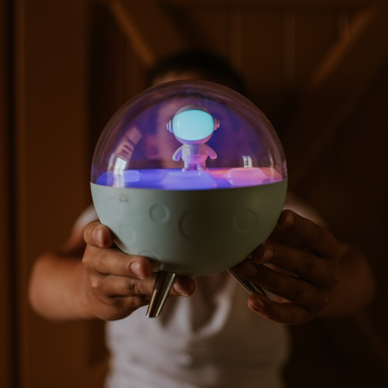 Schreibtischlampe, Spielzeuglampe, Runde Lampe, LED-Lampe, Farbiges Licht