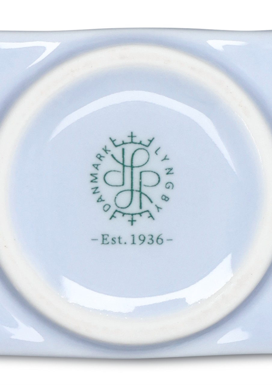 porzellan, zeichen, gegründet-1936, blau, Monogramm