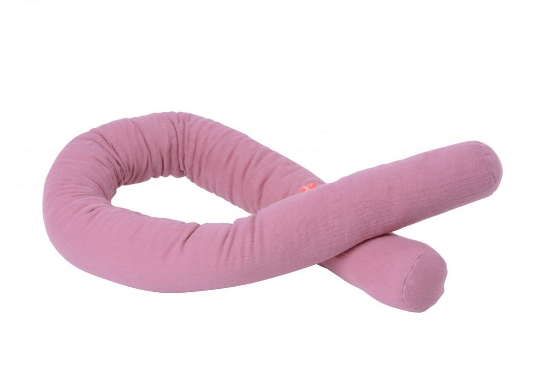 Bettschlange Muslin pink Bettschlange Muslin pink